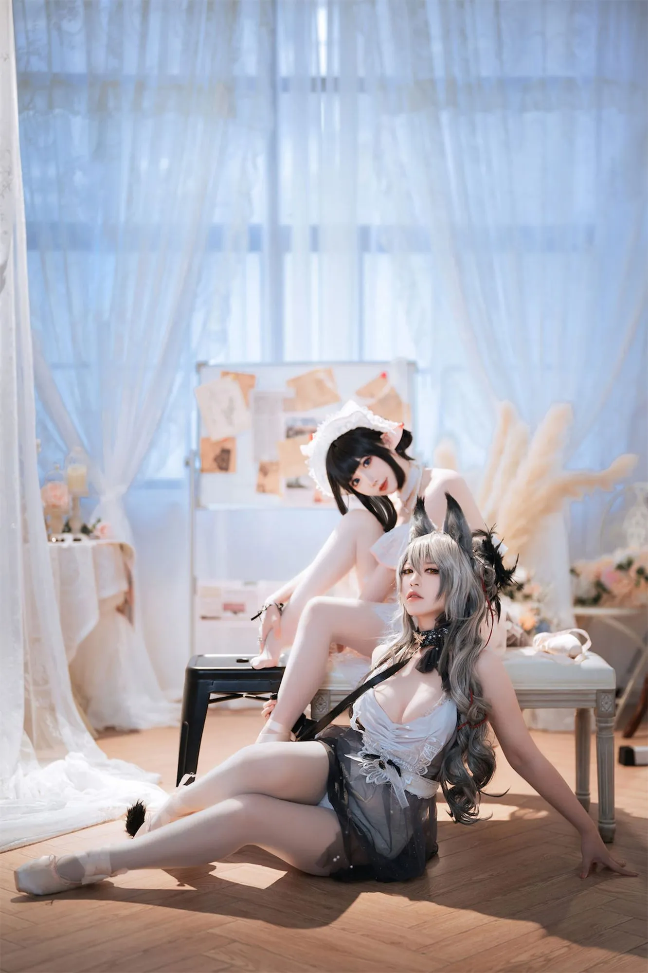 图片[3]-No.120-Arknights 黑x森蚺バレエ(&半半子) [56P]-coswz-cos王者