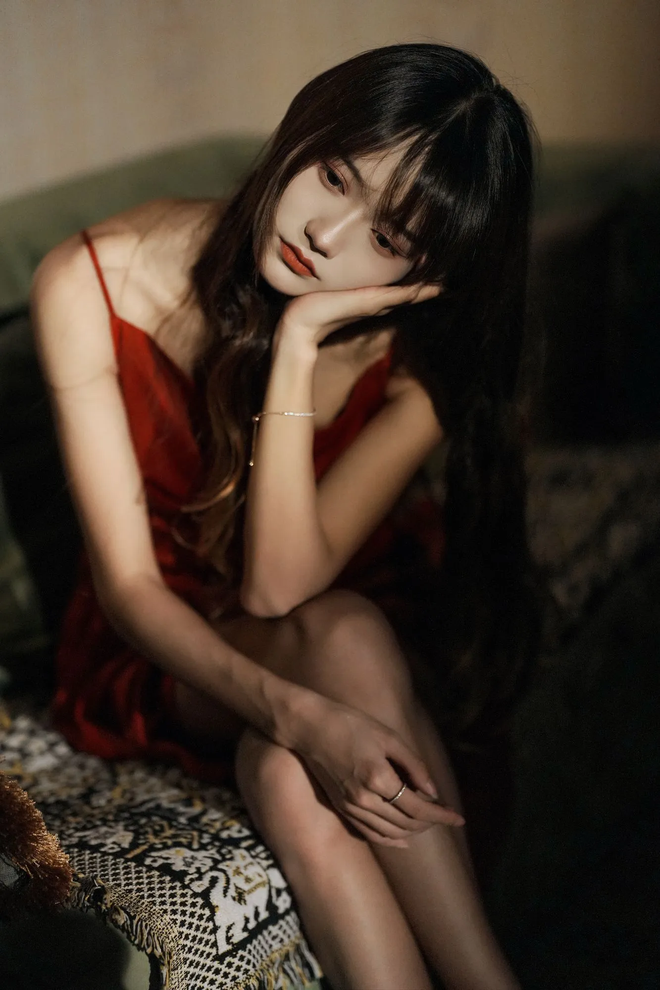 图片[3]-No.136 – 黑夜里的红玫瑰 [34P]-coswz-cos王者