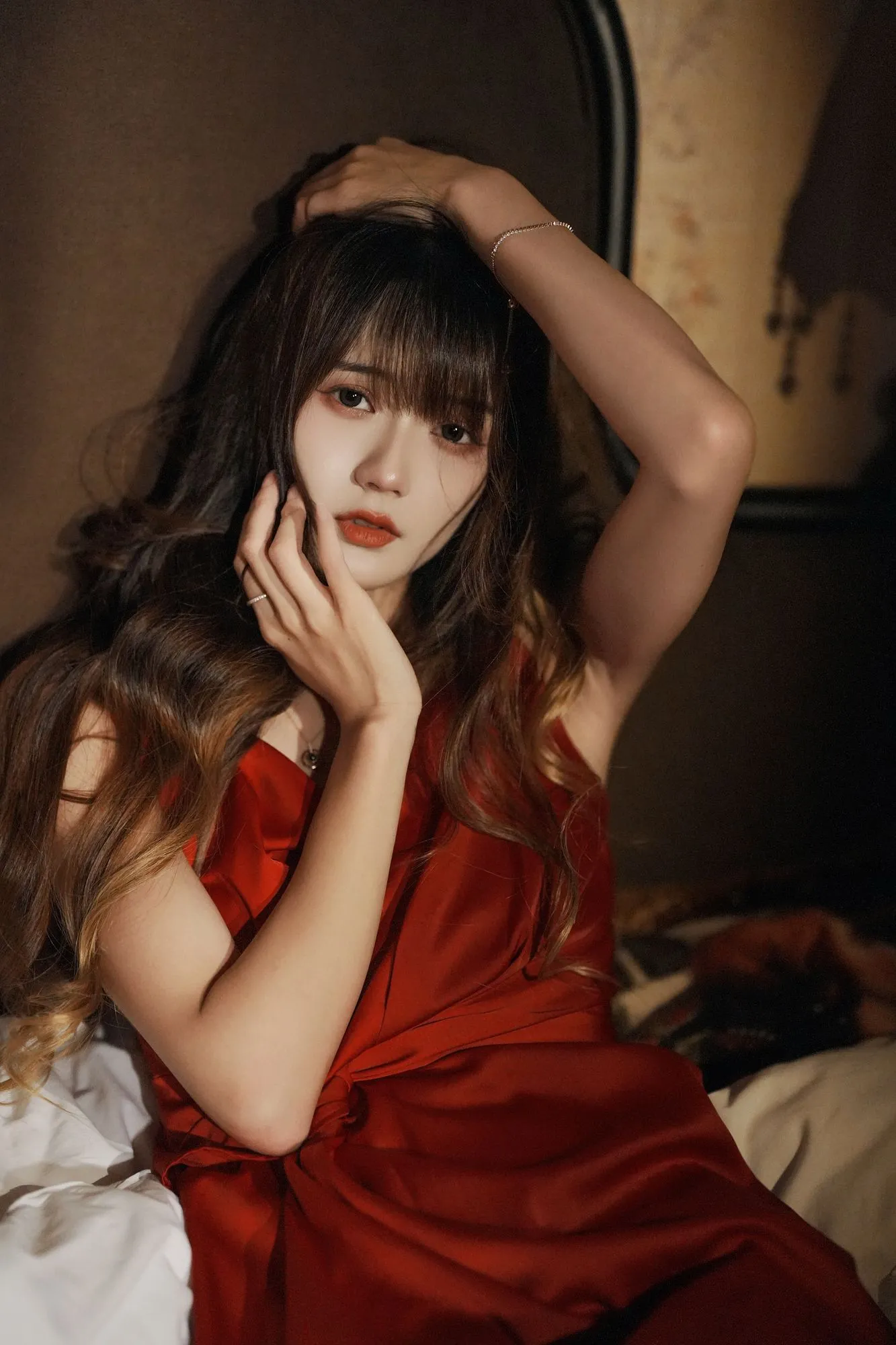 No.136 – 黑夜里的红玫瑰 [34P]-图妖社