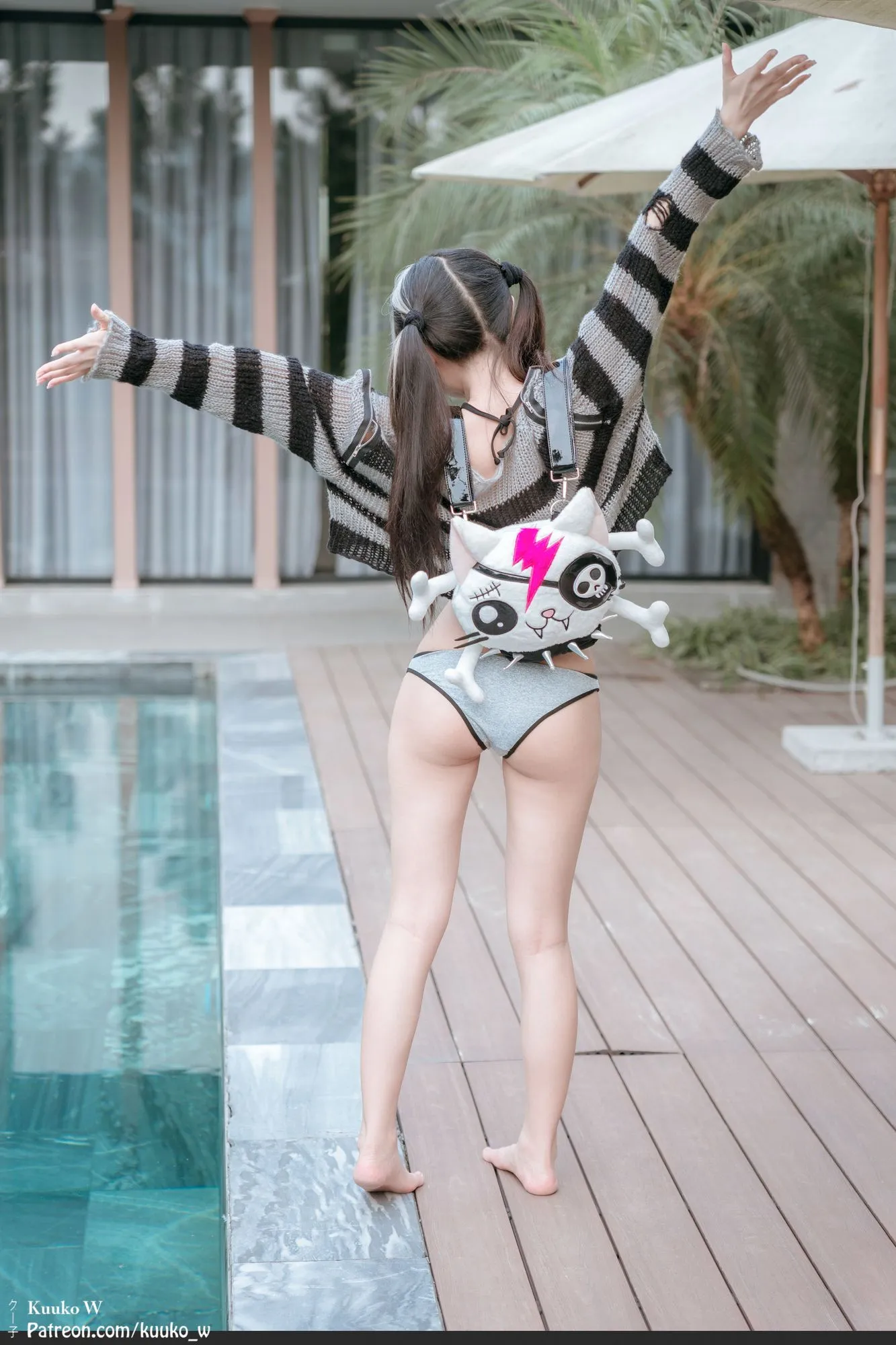 图片[5]-No.139 – Grey Bikini [37P]-coswz-cos王者