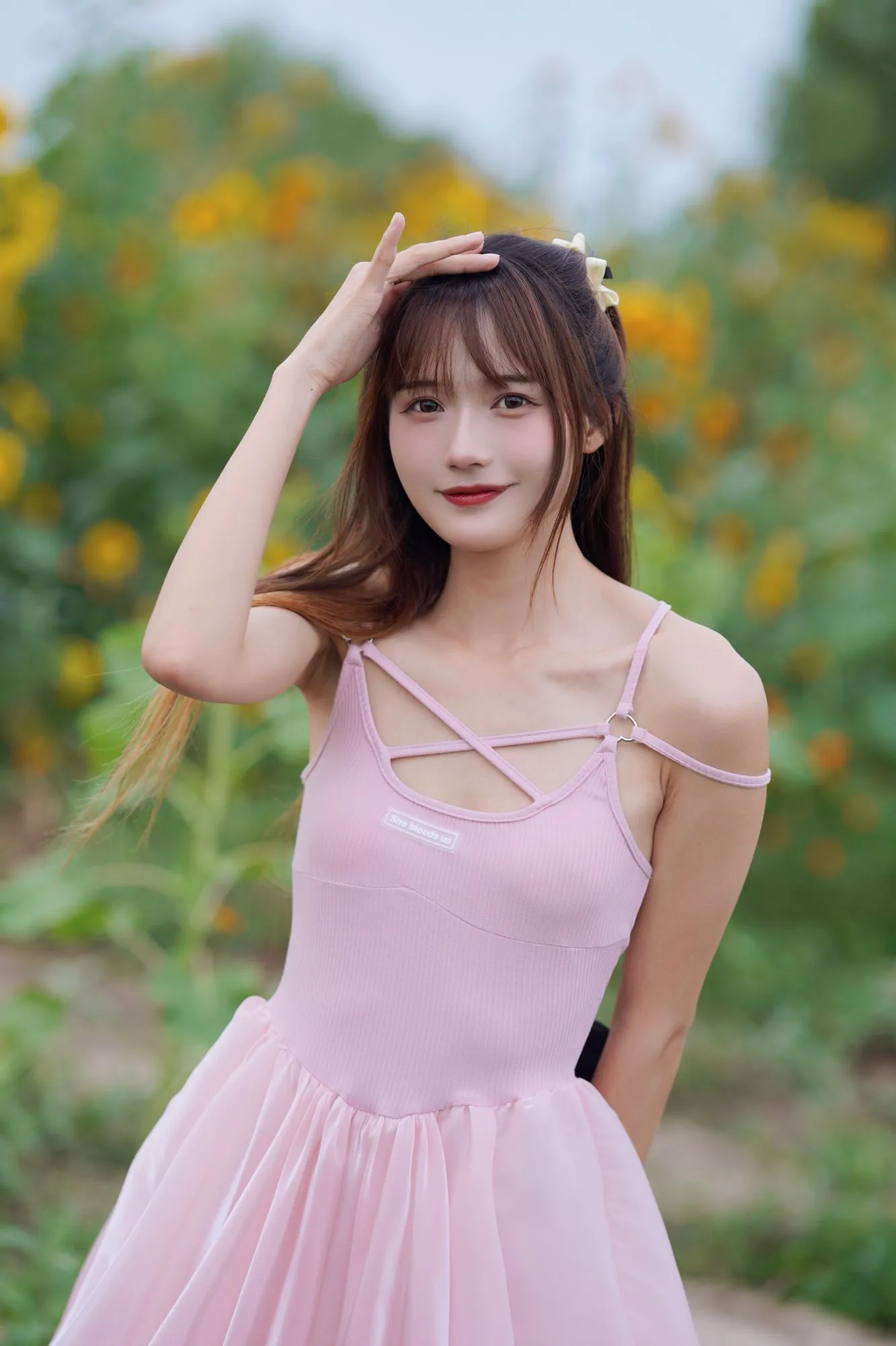 No.146 – 蓝调向日葵少女 [28P]-图妖社