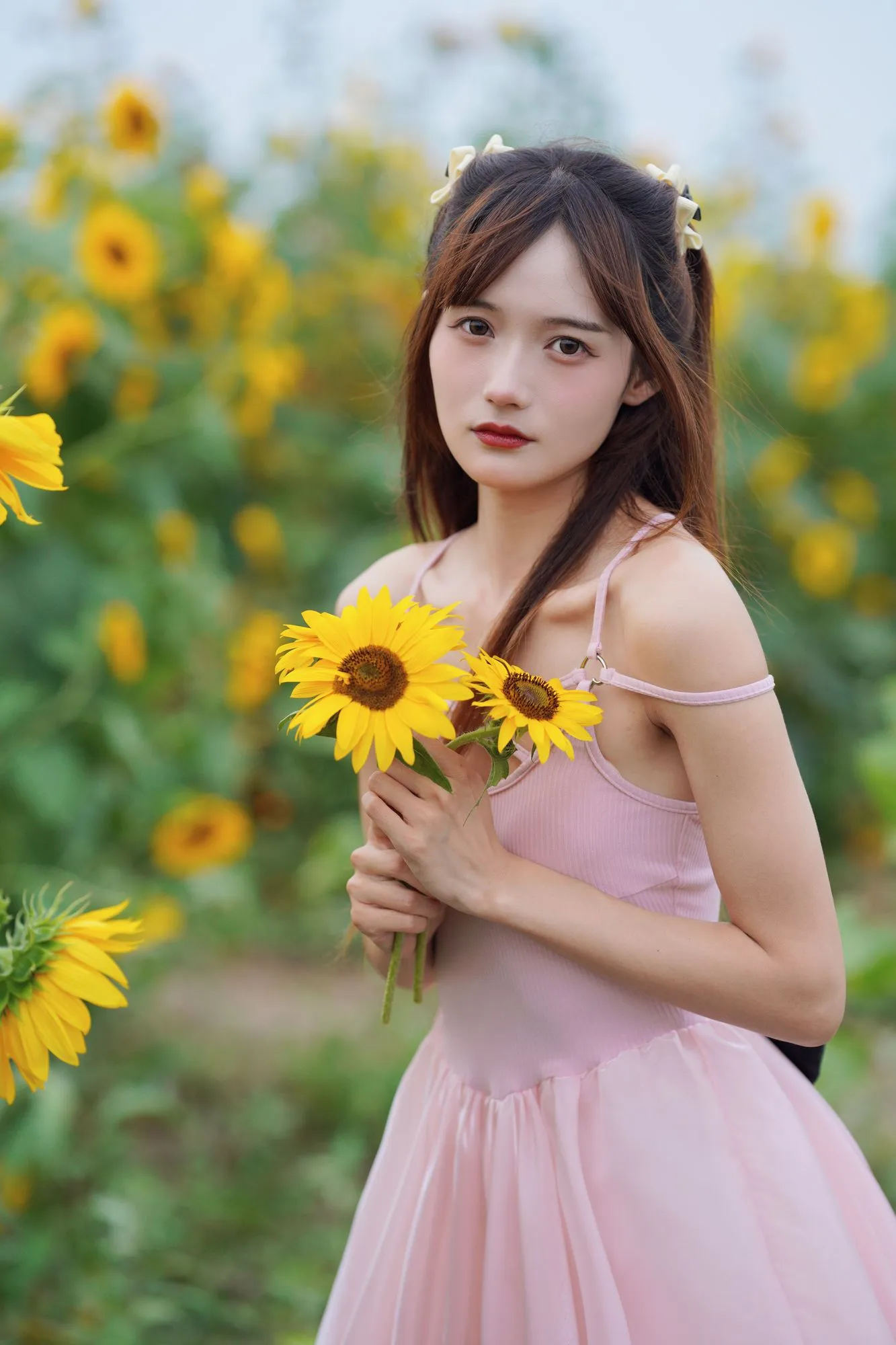图片[3]-No.146 – 蓝调向日葵少女 [28P]-coswz-cos王者