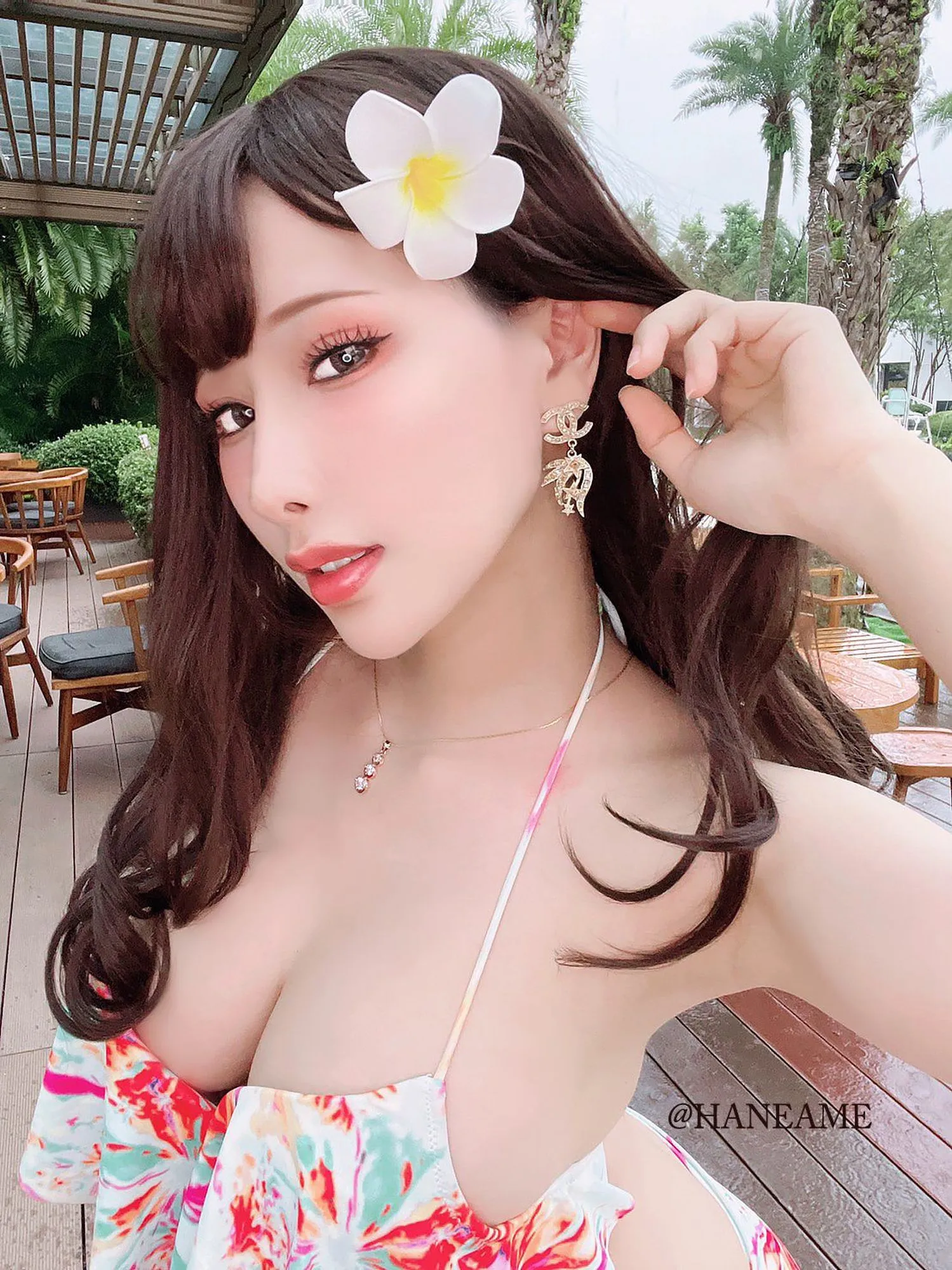 图片[4]-No.147-Flower swimsuit 灿花泳裝 [22P]-coswz-cos王者