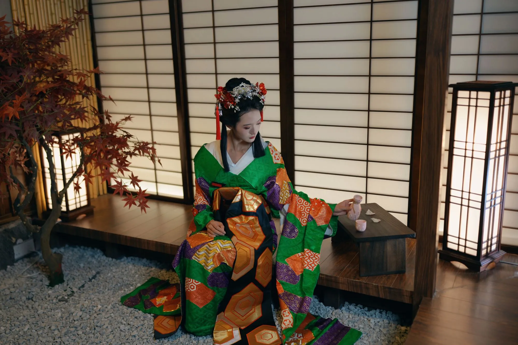 图片[4]-No.149 – 和风美人 [23P]-coswz-cos王者