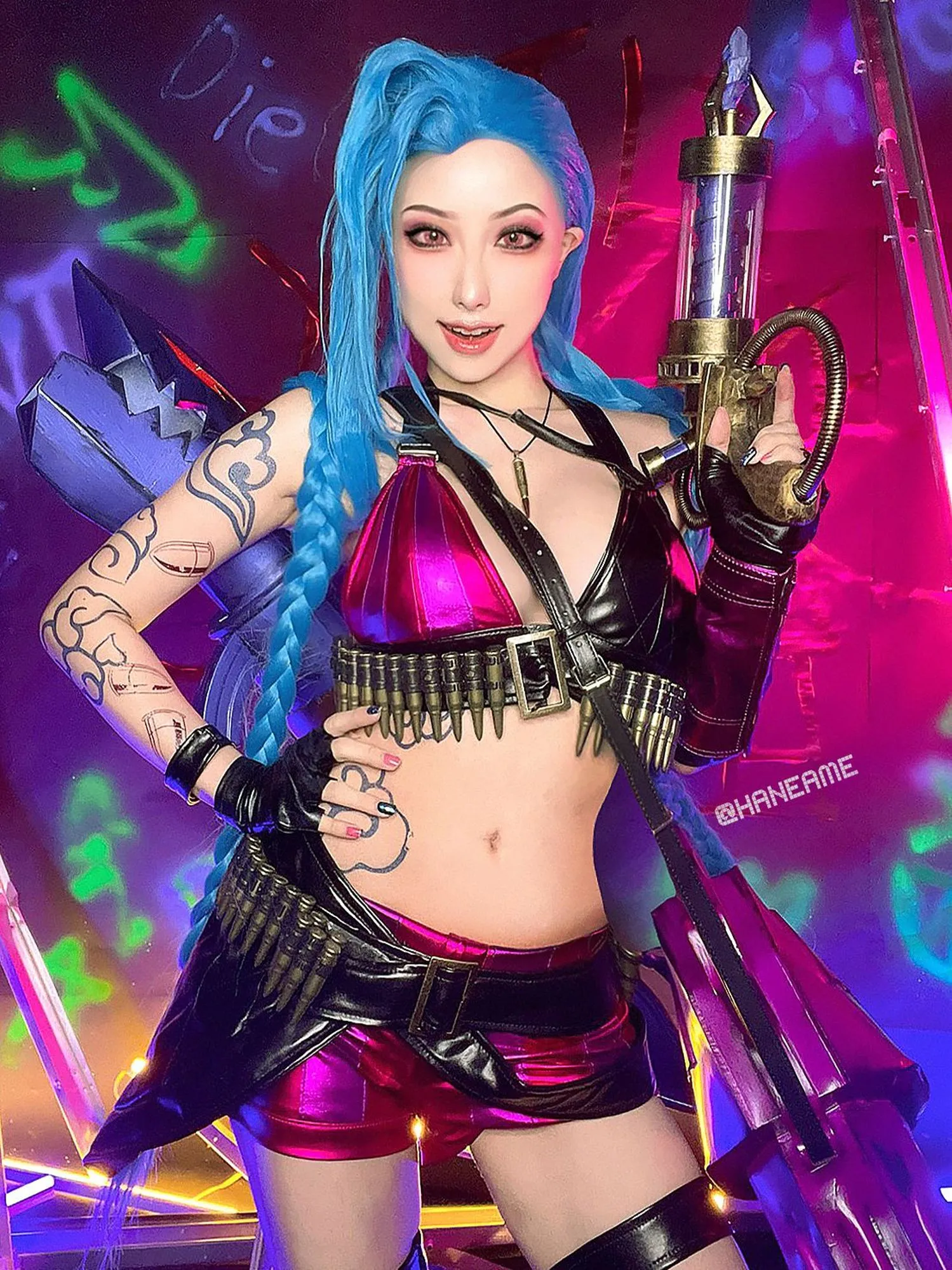 No.167-League of Legends JINX 英雄联盟 暴走萝莉 [26P]-图妖社