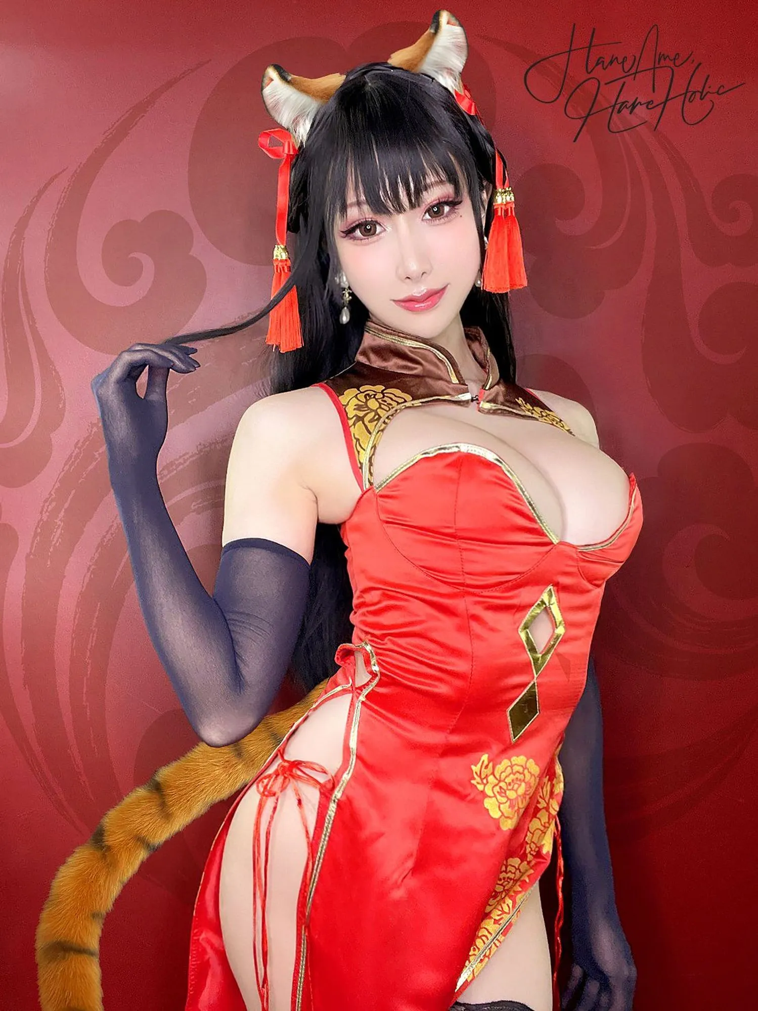 图片[3]-No.175-2022年2月等级一虎年旗袍 [27P]-coswz-cos王者