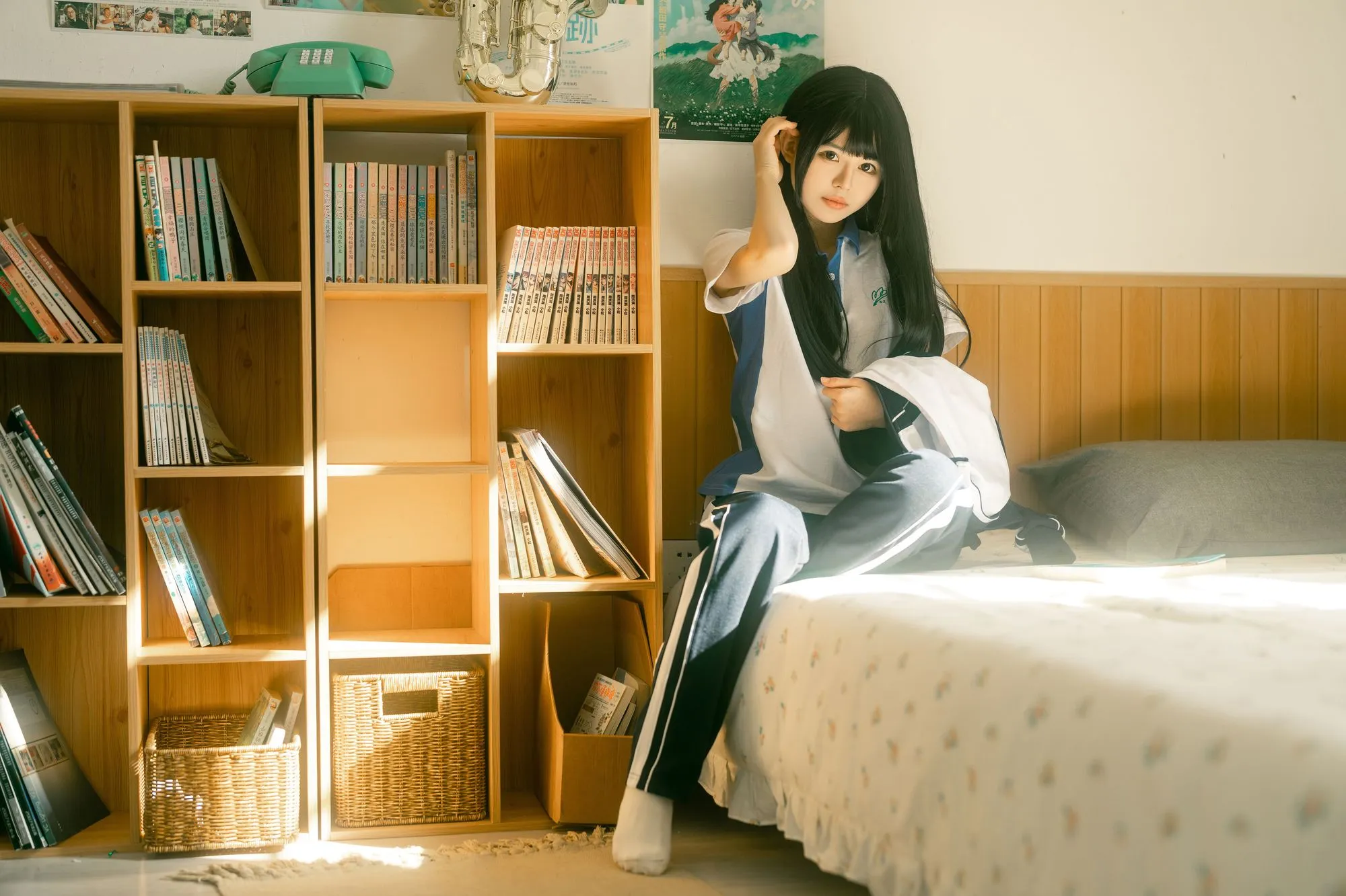 图片[2]-No.002 – 居家少女 [40P]-coswz-cos王者