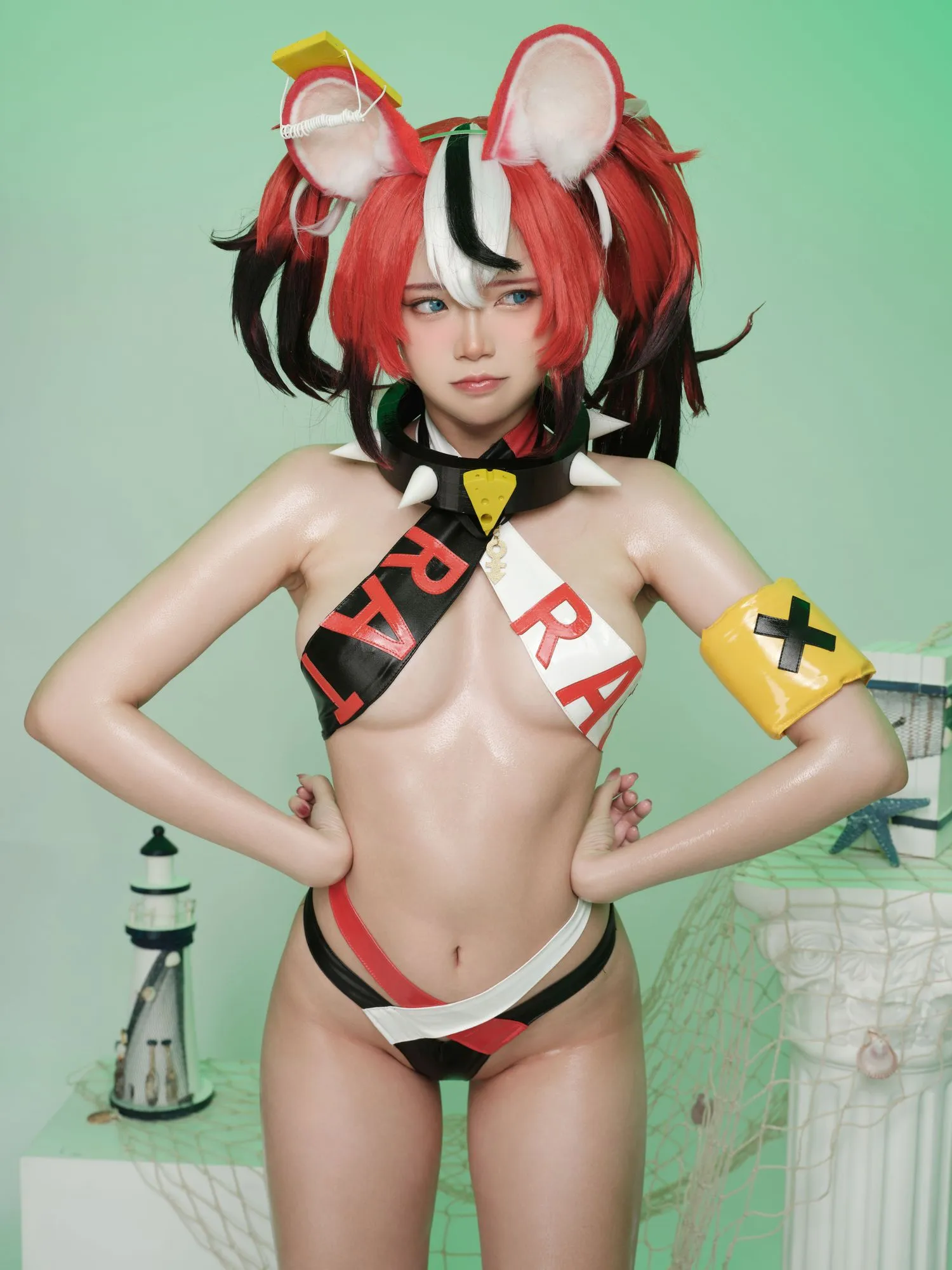 图片[6]-No.005 – Hakos Baelz Pole Dancing [38P 2V]-coswz-cos王者