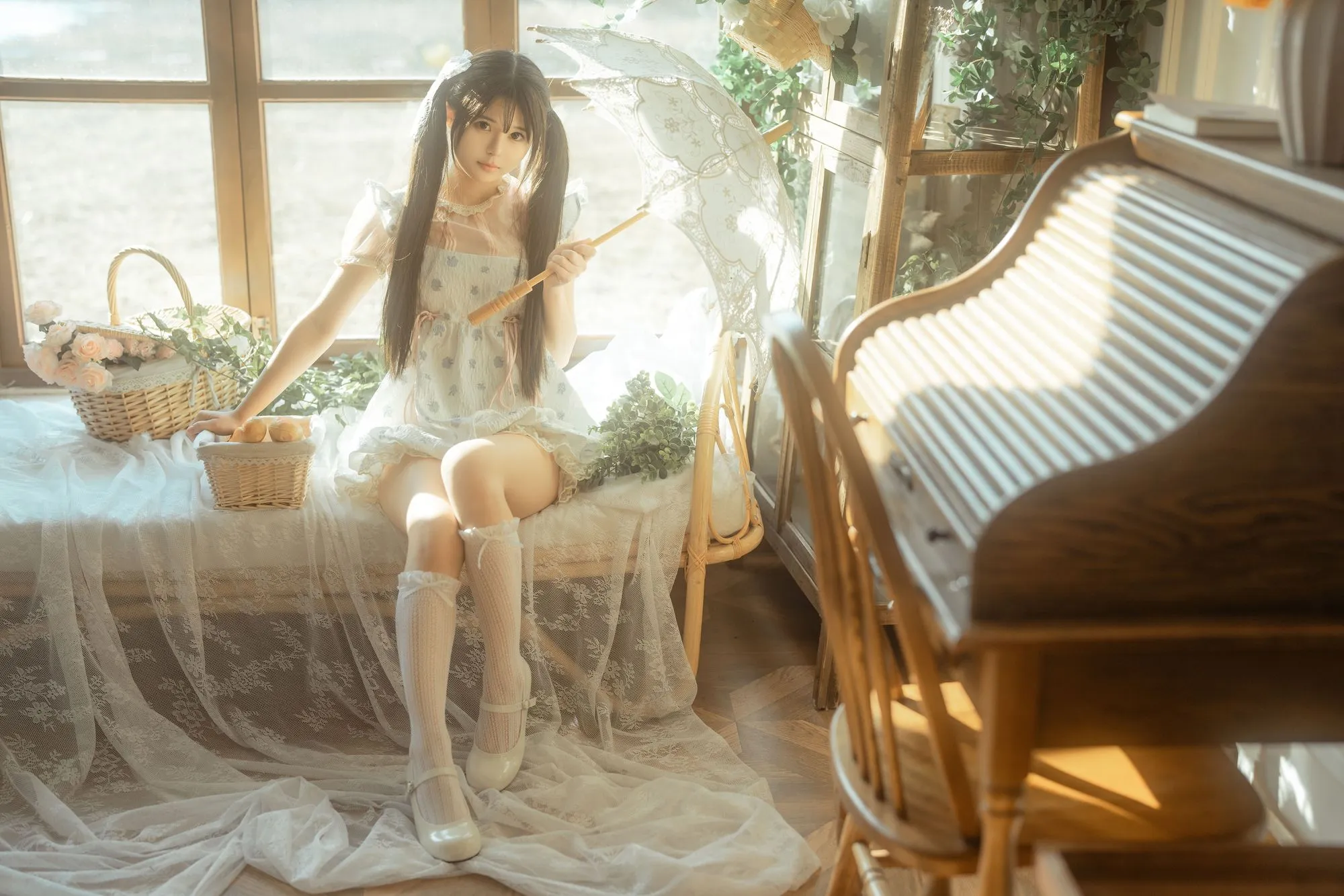 图片[3]-No.007 – 花房 小裙子 [54P]-coswz-cos王者