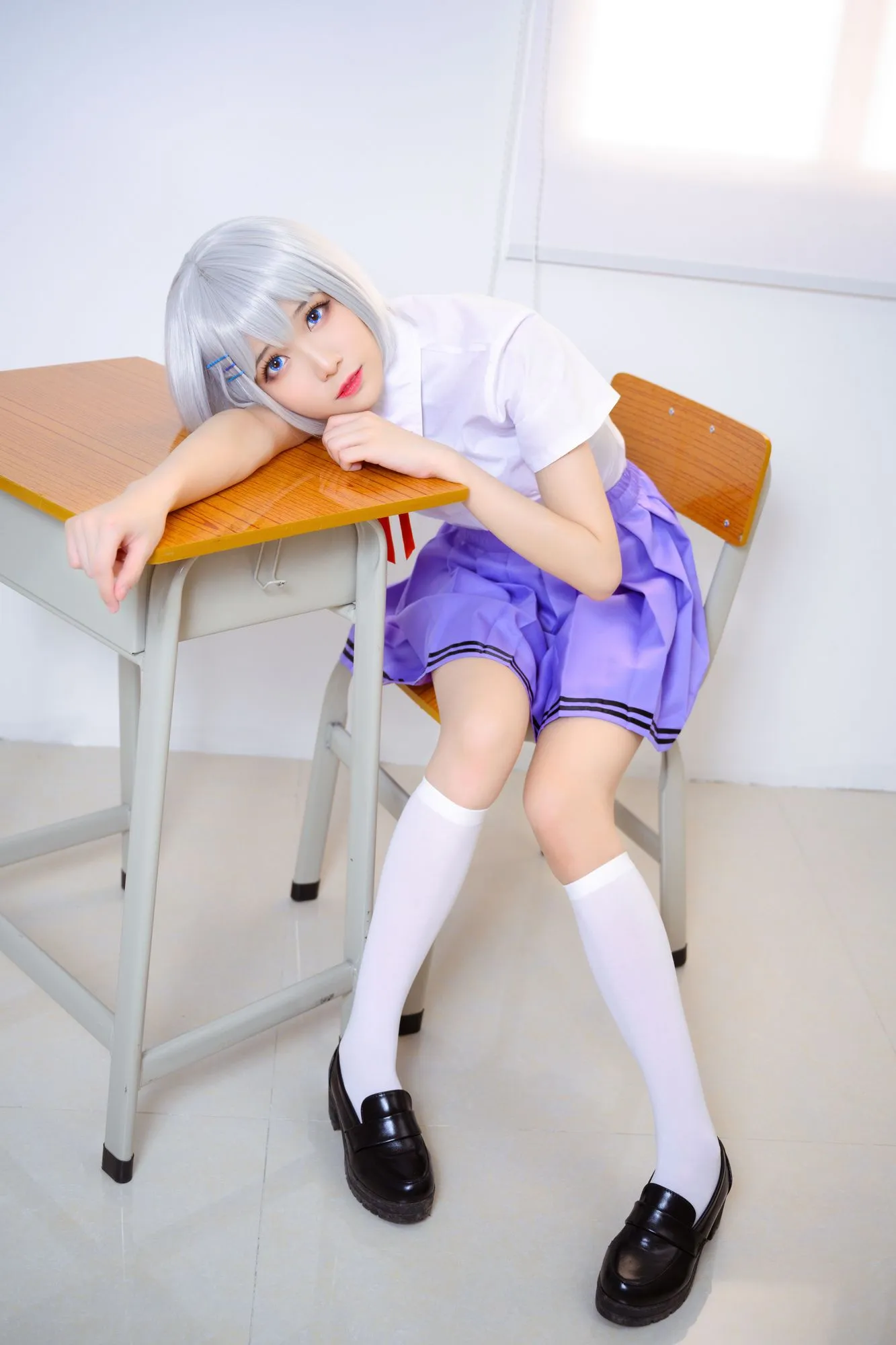 图片[3]-No.008 – 鸢一折纸 校服 [12P]-coswz-cos王者