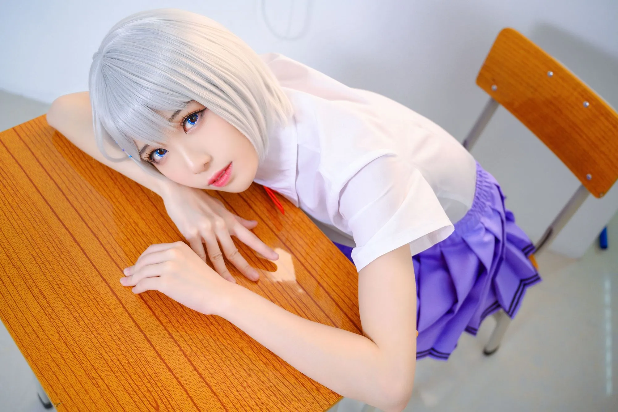 图片[4]-No.008 – 鸢一折纸 校服 [12P]-coswz-cos王者