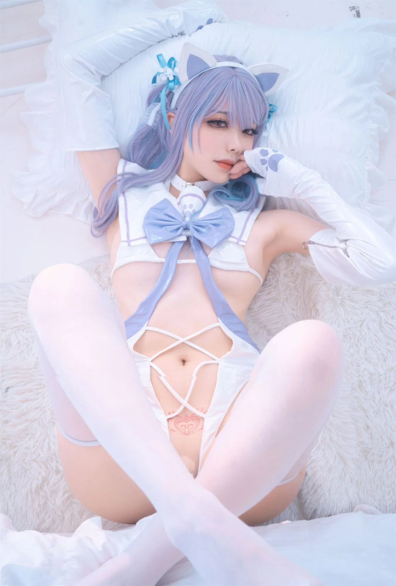 图片[4]-No.009 – 白猫猫 [48P]-coswz-cos王者