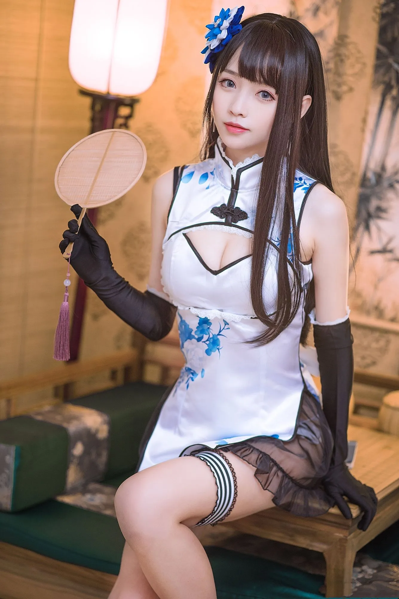 图片[2]-No.010 – 白旗袍 [9P]-coswz-cos王者