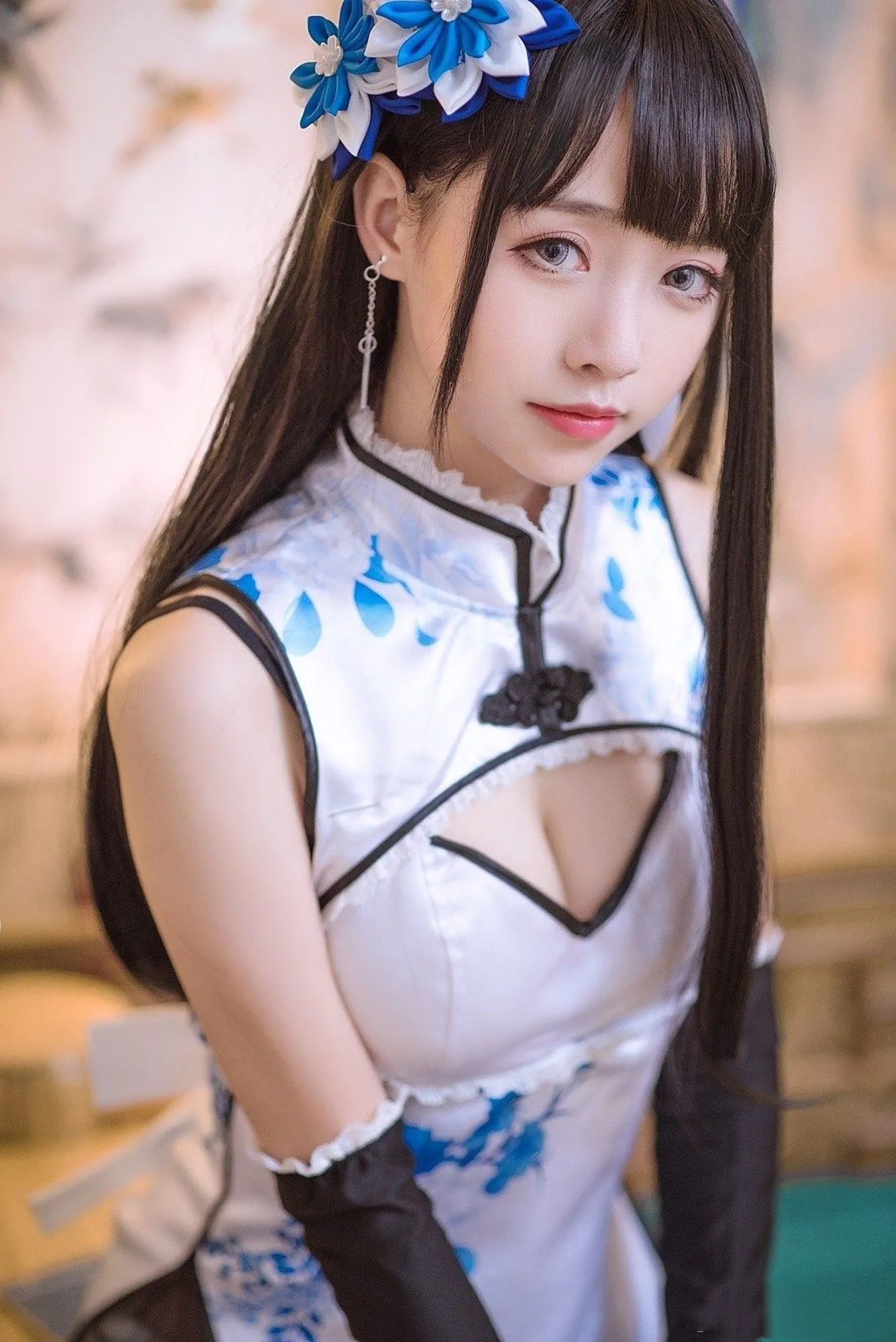 图片[5]-No.010 – 白旗袍 [9P]-coswz-cos王者