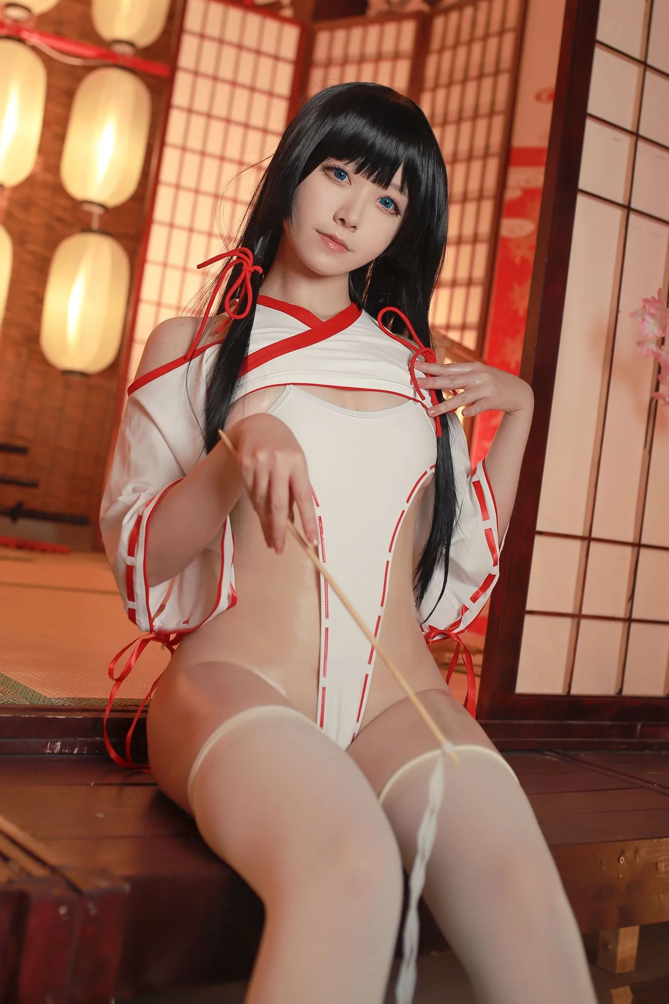 No.012 – ビッチ巫女 [31P]-图妖社