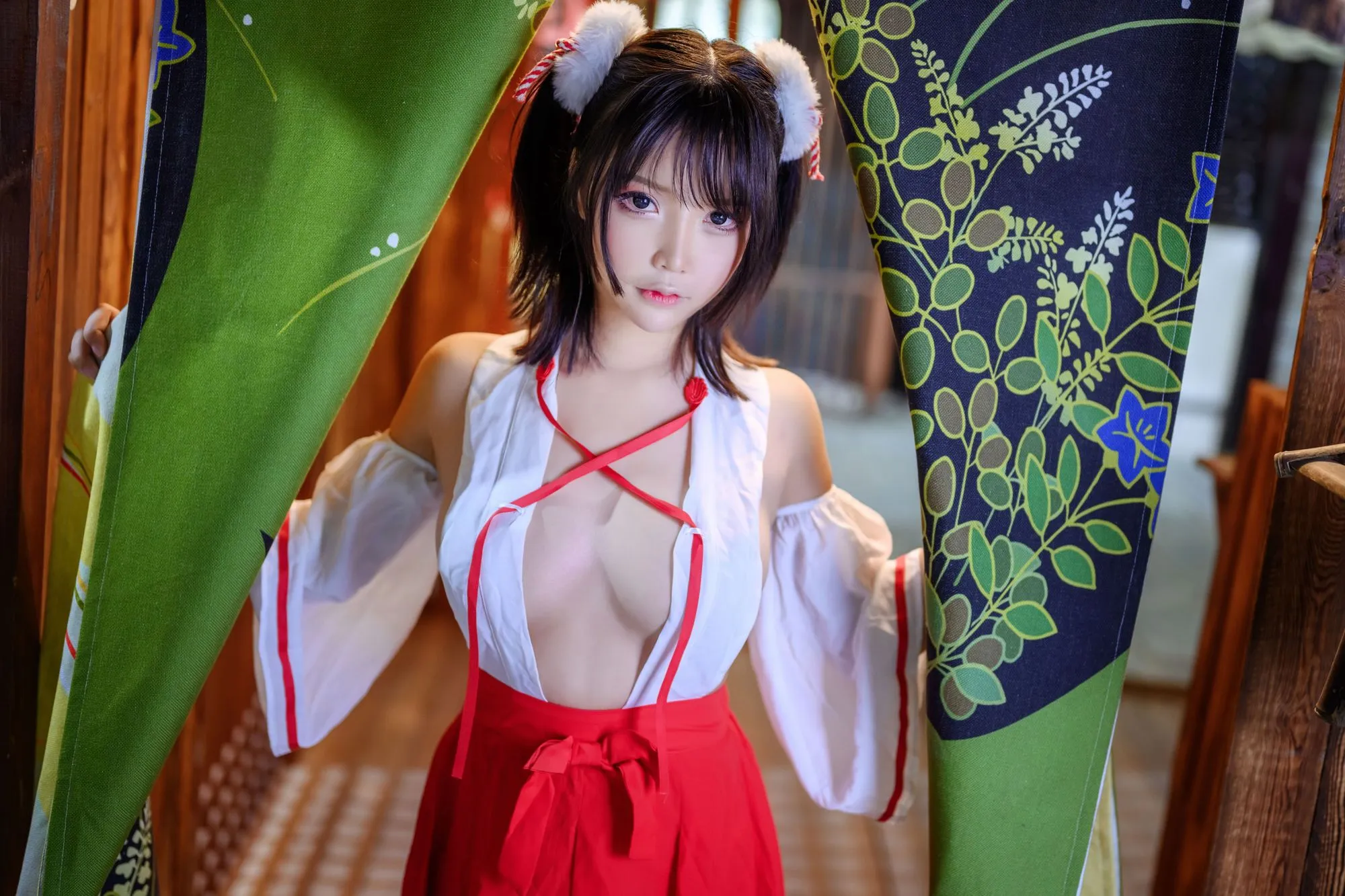 图片[4]-No.012-限量电子版巫女 [37P]-coswz-cos王者