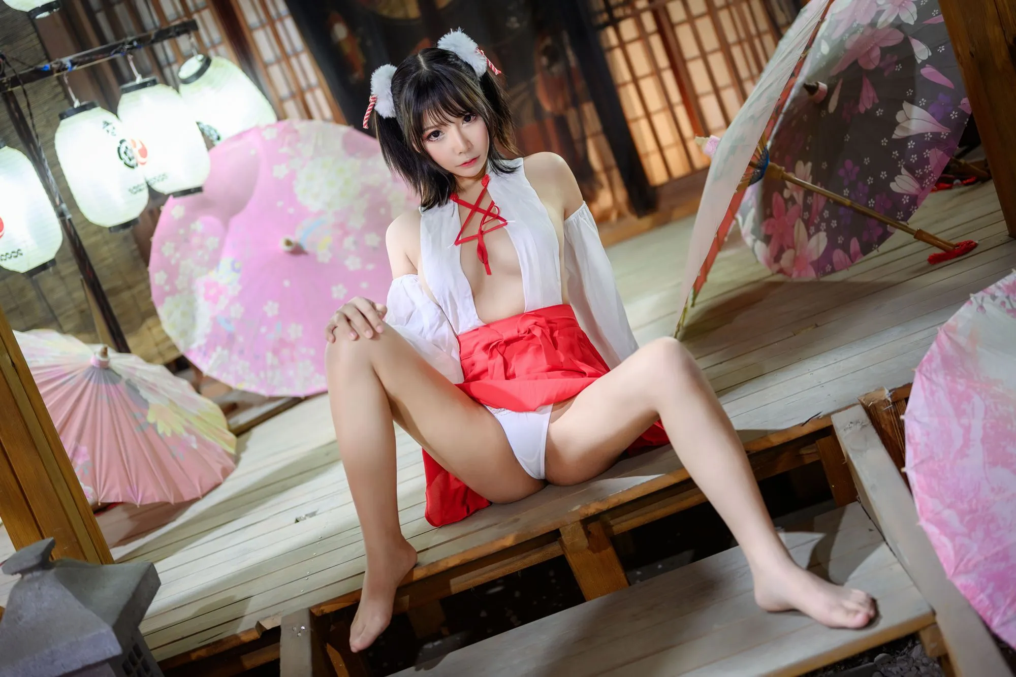 图片[5]-No.012-限量电子版巫女 [37P]-coswz-cos王者