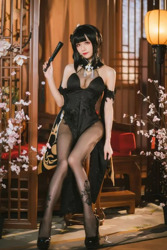 图片[4]-No.013 – 碧蓝航线 镇海旗袍 [27P]-coswz-cos王者
