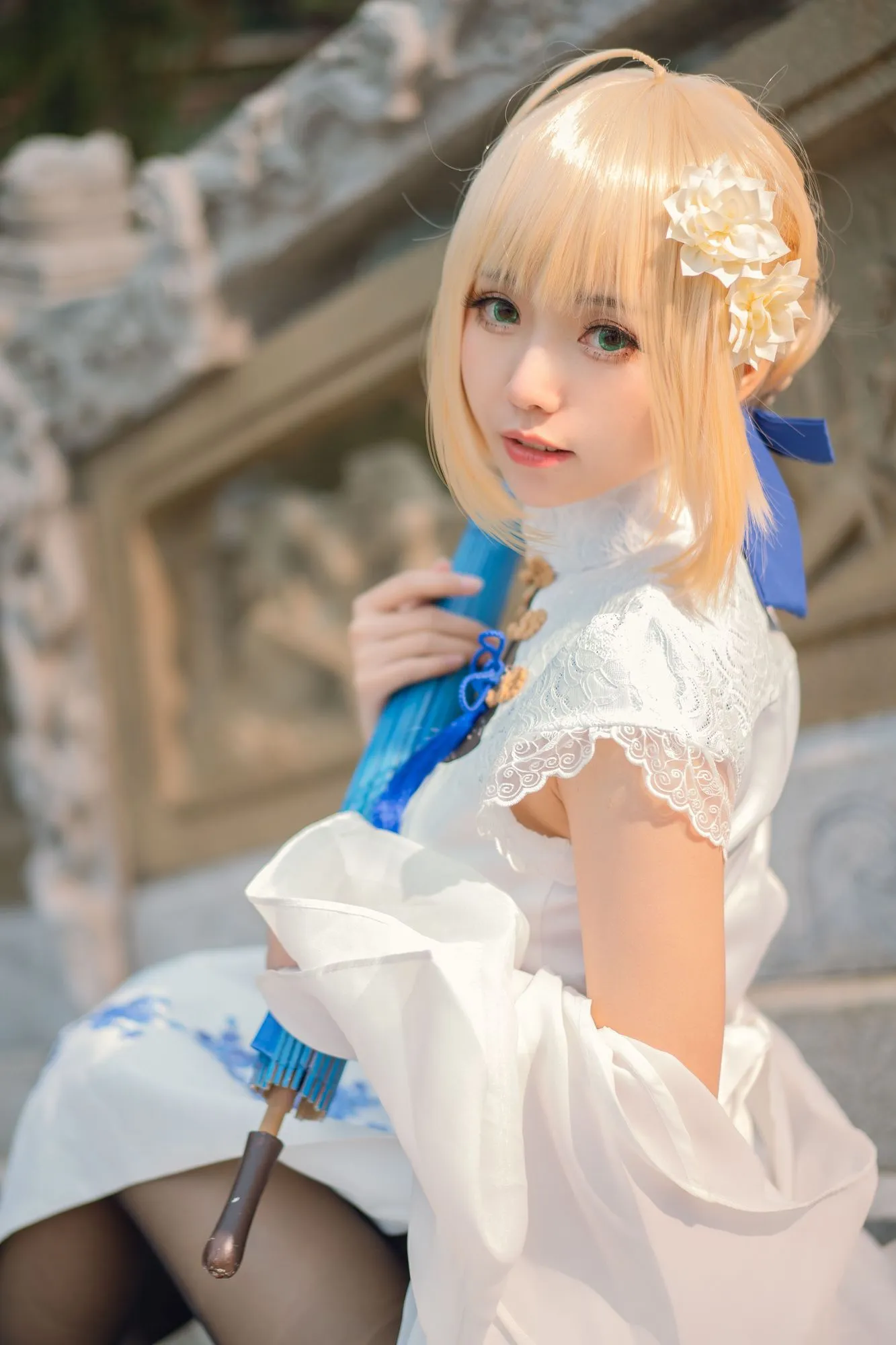 图片[3]-No.017 – FGO saber 四周年旗袍 [15P]-coswz-cos王者