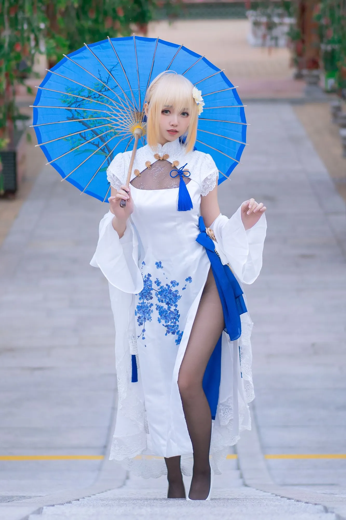 图片[2]-No.017 – FGO saber 四周年旗袍 [15P]-coswz-cos王者