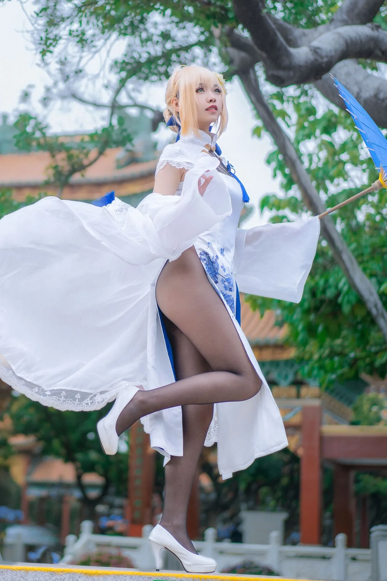 图片[5]-No.017 – FGO saber 四周年旗袍 [15P]-coswz-cos王者