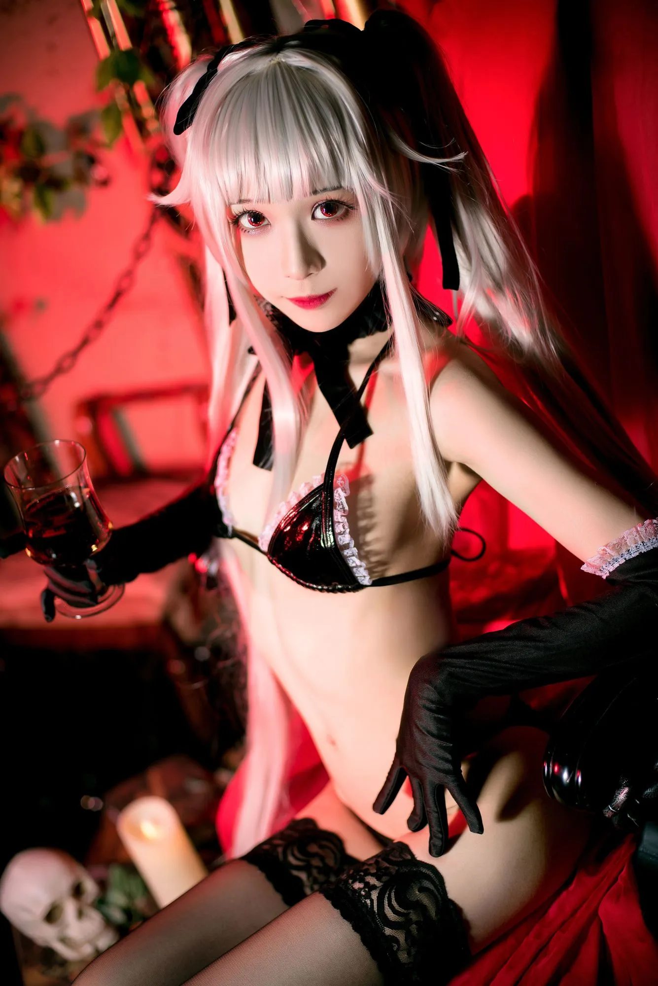 图片[4]-No.017 – 雾枝礼服+水着 [30P]-coswz-cos王者