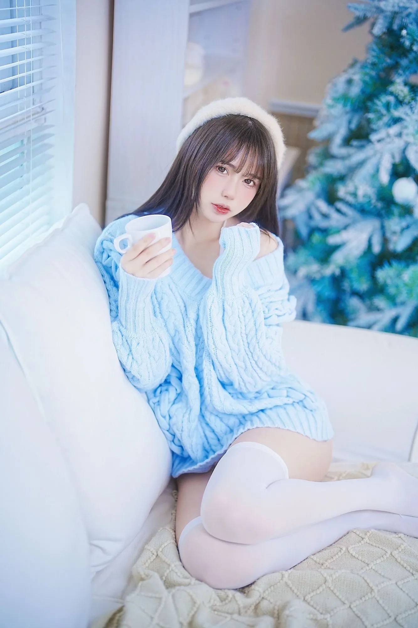 No.026 – 蓝色秋冬毛衣 [27P]-图妖社