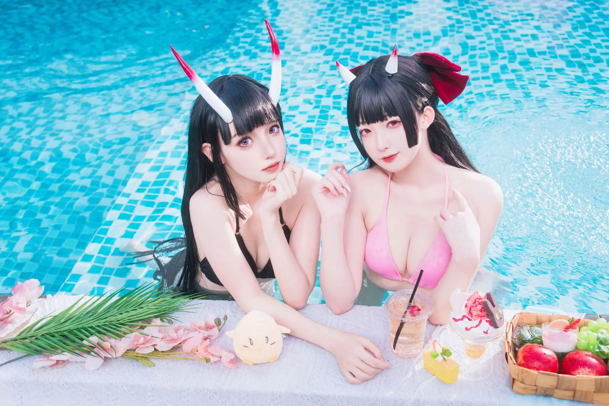 No.034 – 碧蓝航线 能代x酒匂泳装 (&祖木子) [43P]-图妖社