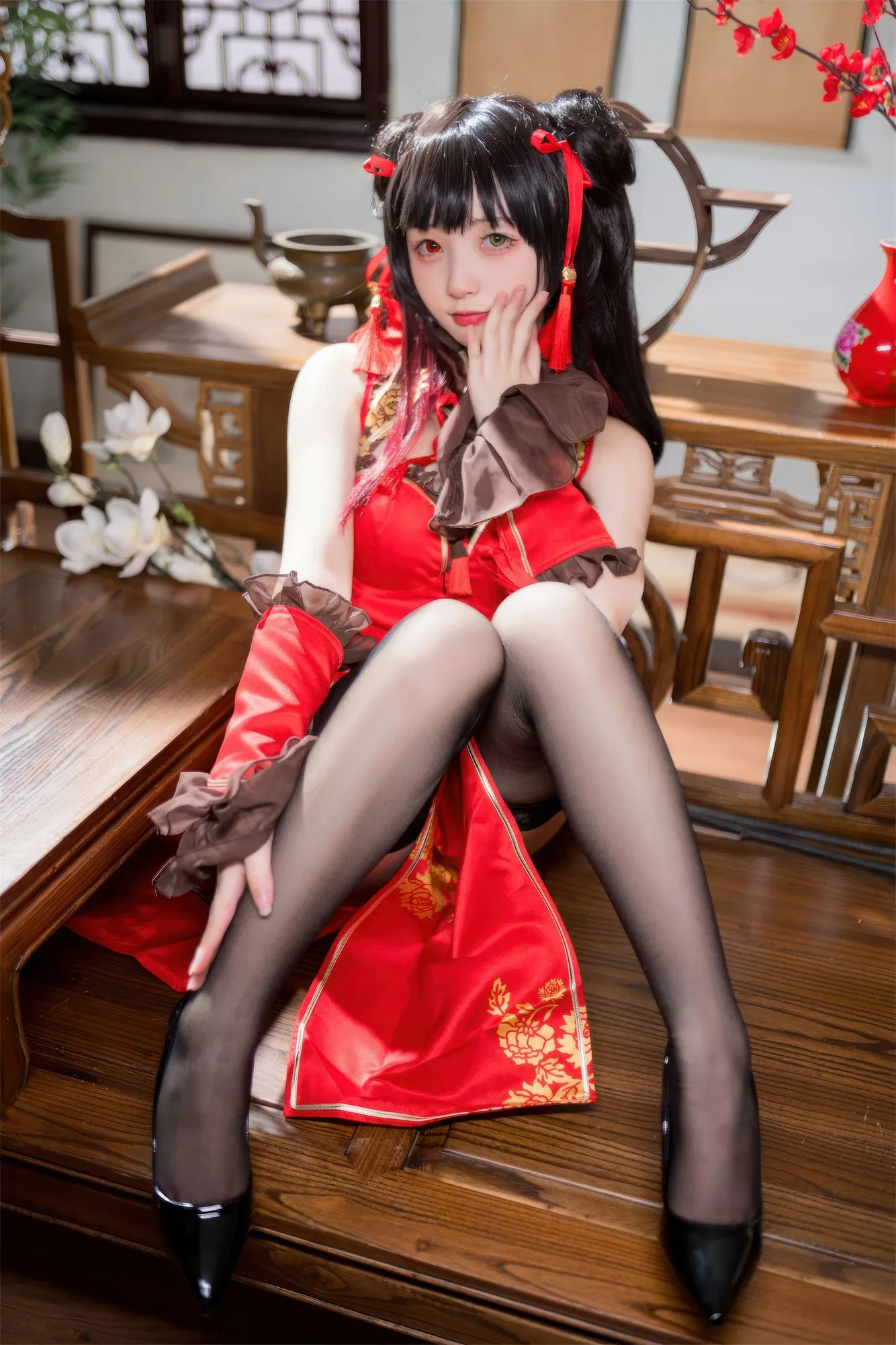 图片[2]-No.036 – 时崎狂三 旗袍 [66P]-coswz-cos王者