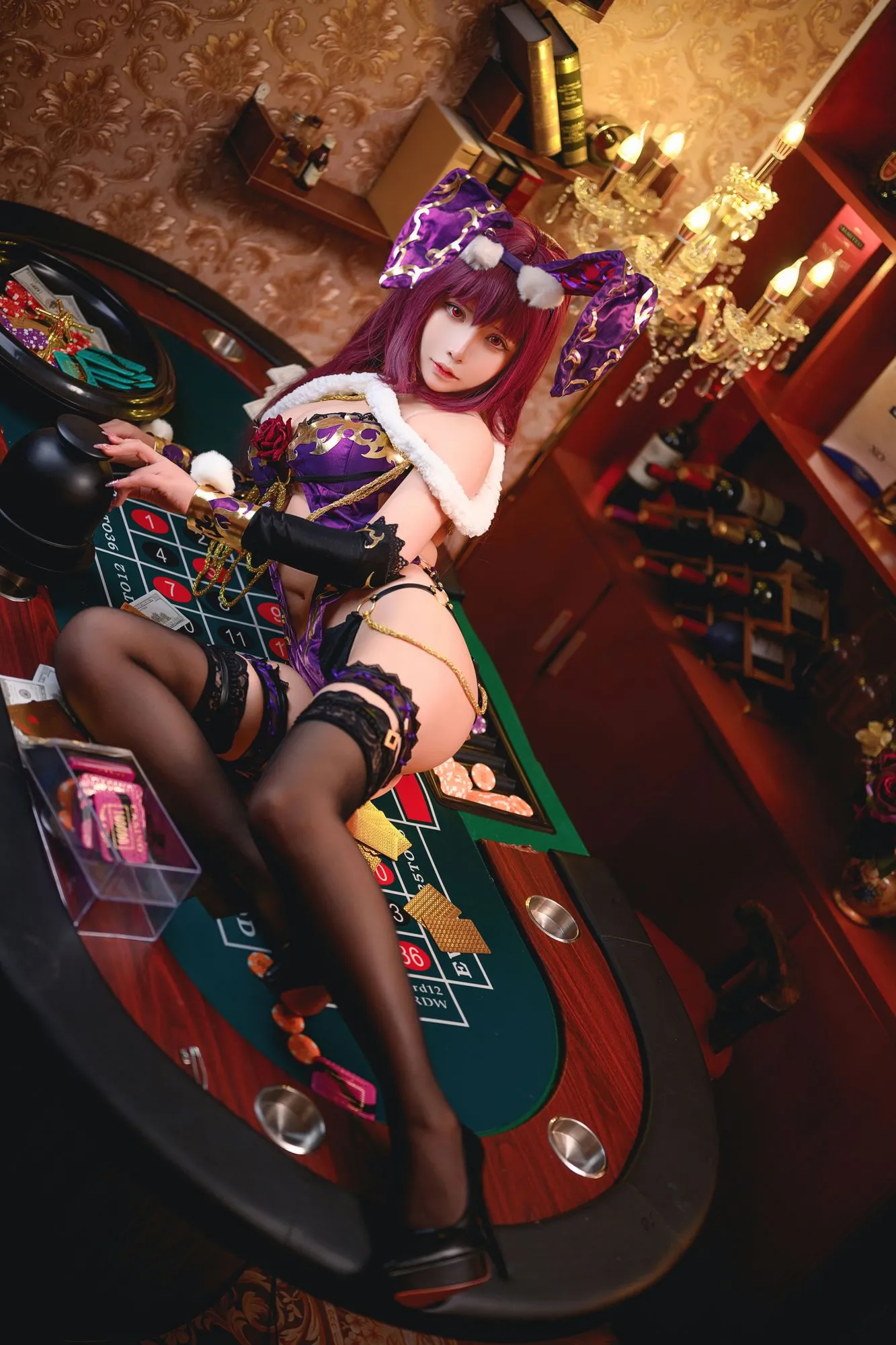 图片[5]-No.040-斯卡哈兔女郎 [51P]-coswz-cos王者