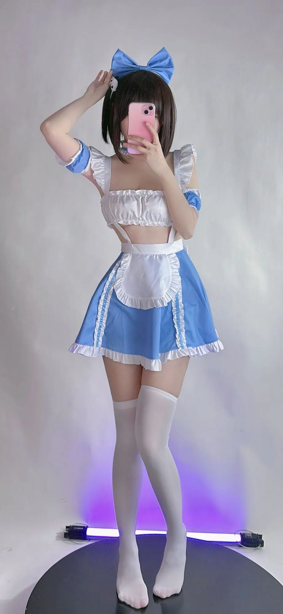 图片[3]-No.046 – 蓝白女仆 [10P]-coswz-cos王者