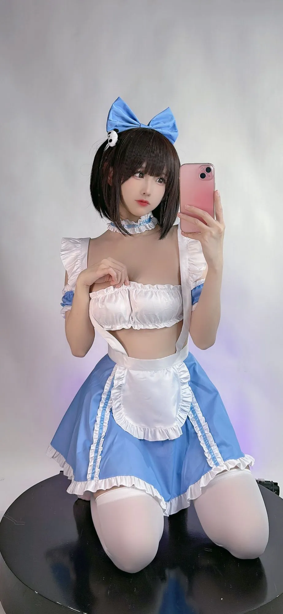 图片[4]-No.046 – 蓝白女仆 [10P]-coswz-cos王者