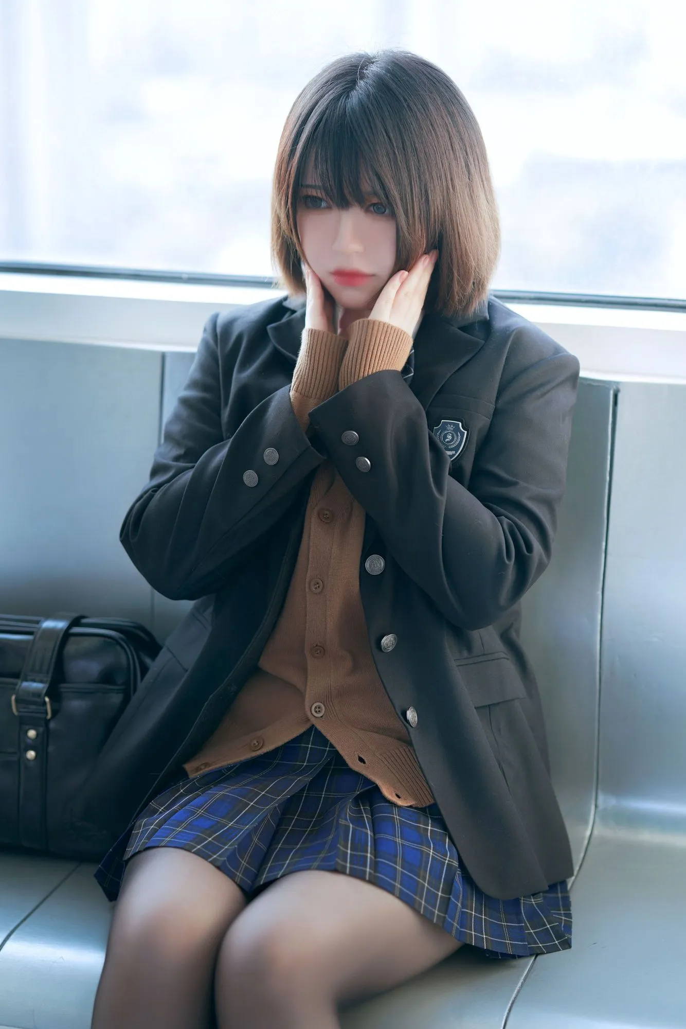 图片[4]-No.056 – 彼女の制服 Vol.02 [58P]-coswz-cos王者