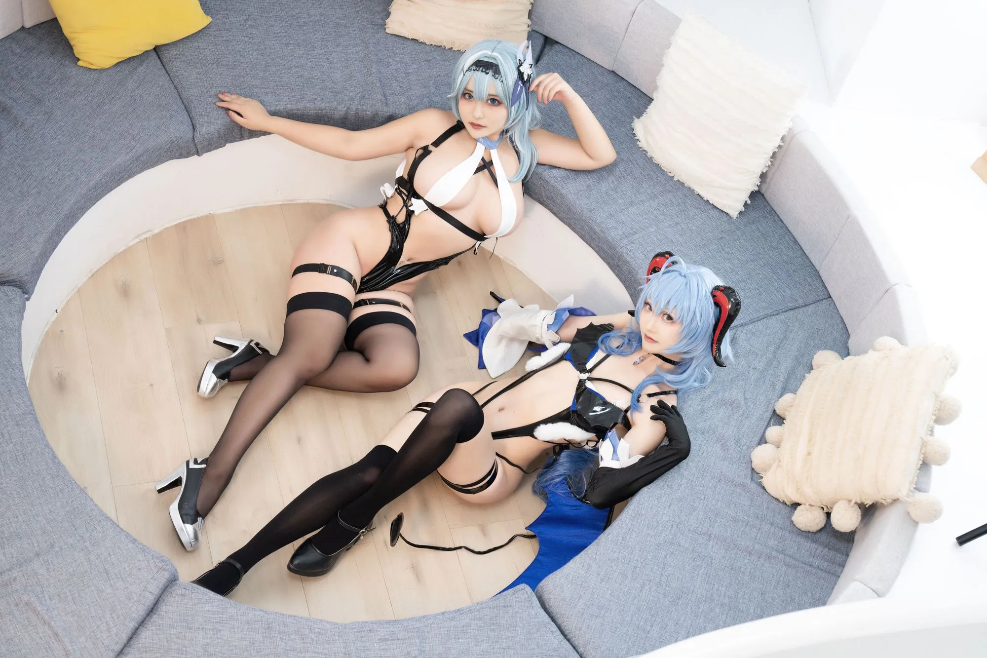 图片[3]-No.058 – 原神 优菈+甘雨 [56P]-coswz-cos王者