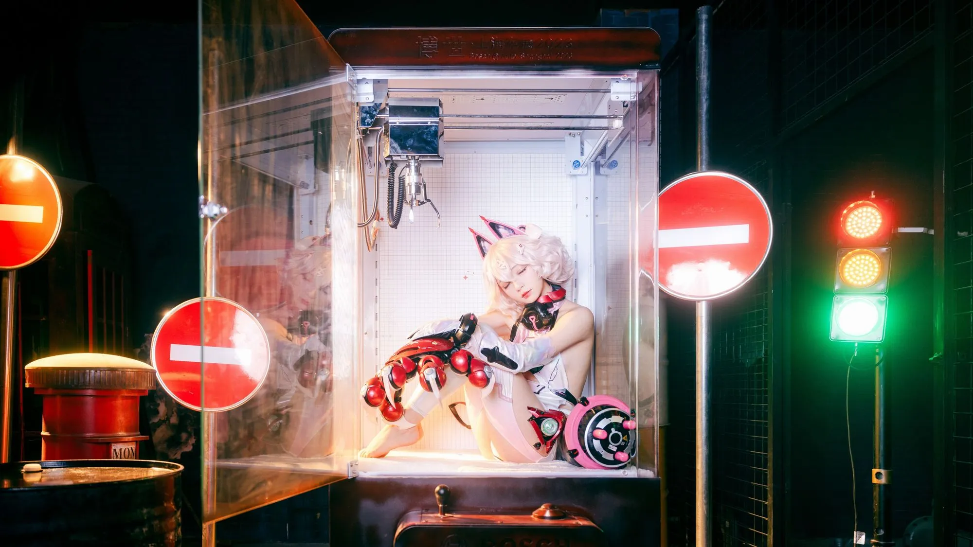图片[4]-No.062 – 交错战线 绯猁机甲猫猫 [20P]-coswz-cos王者