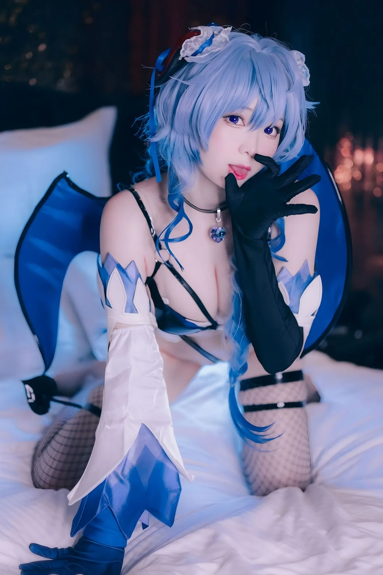 图片[5]-No.077 – Succubus Ganyu 甘雨魅魔 [16P]-coswz-cos王者