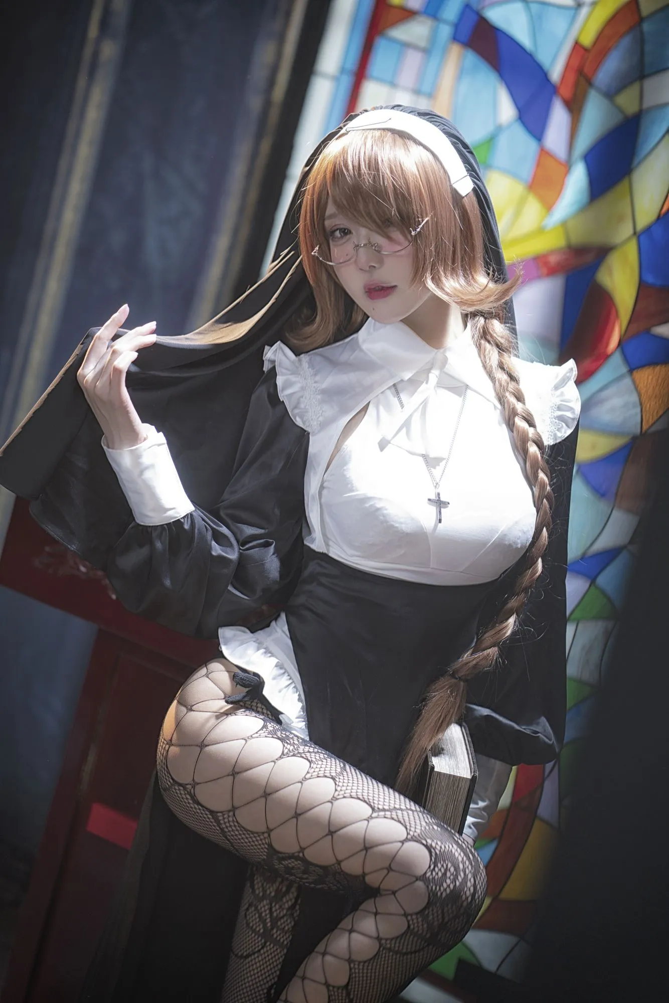 图片[4]-No.092 – 加冕图 修女 [26P]-coswz-cos王者