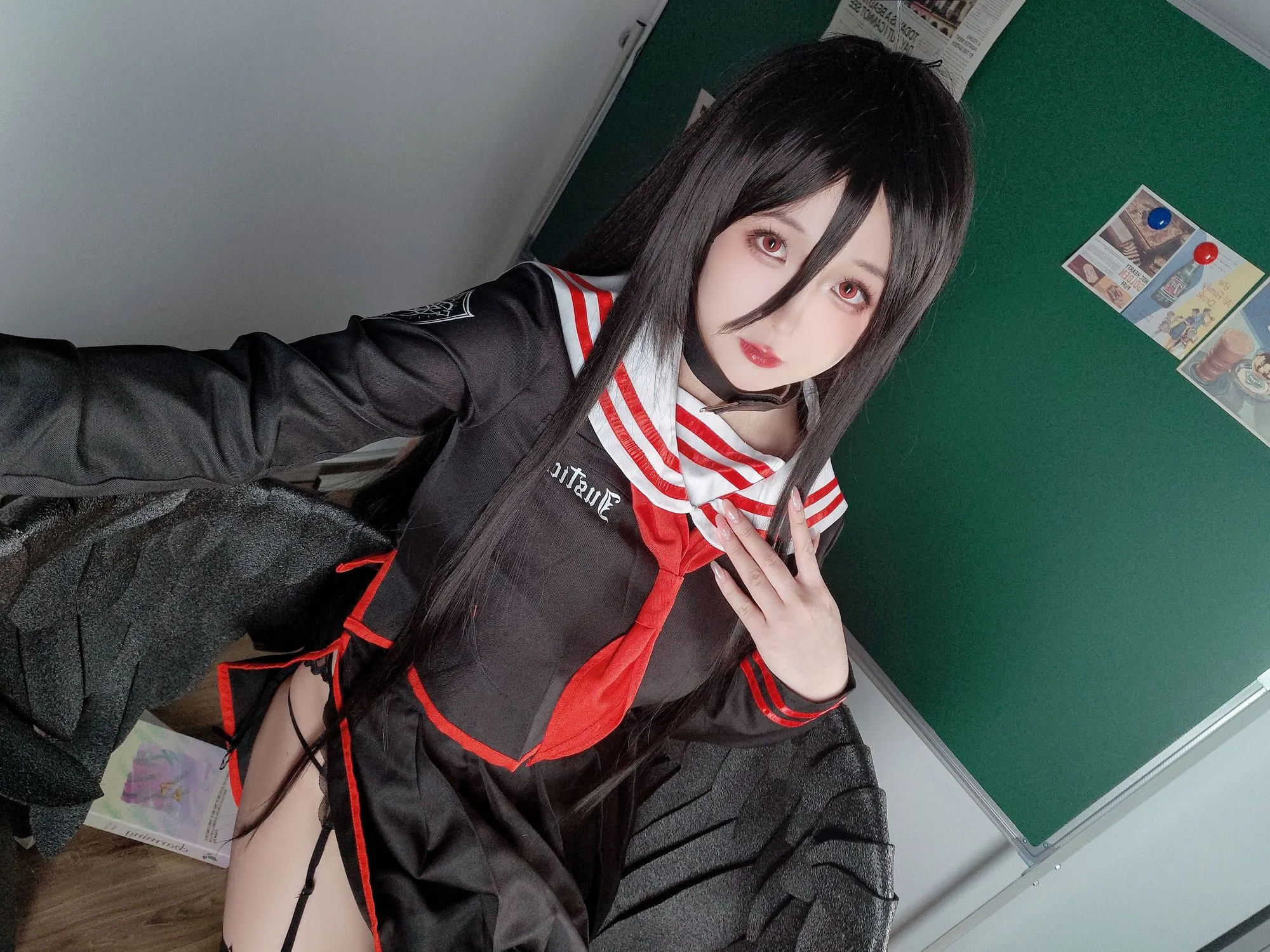图片[5]-No.093 – 莲见JK [50P]-coswz-cos王者