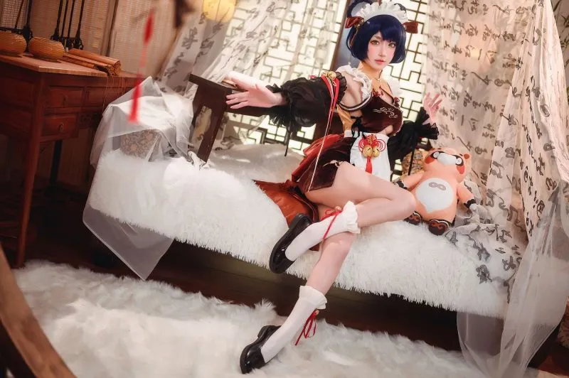 图片[4]-No.094 – 香菱女仆 [41P]-coswz-cos王者