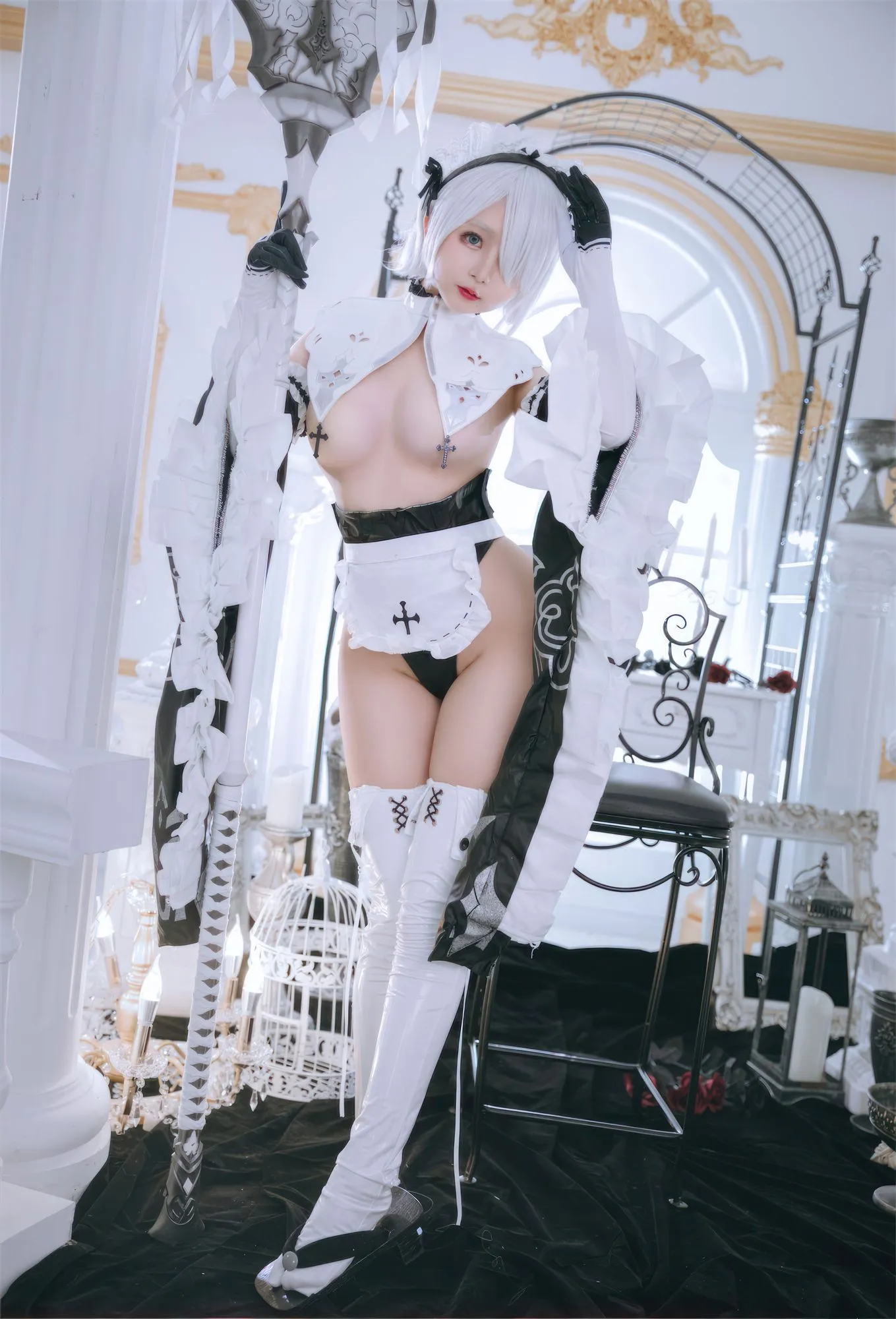 图片[6]-No.097 – 2B奶盖女仆 [88P]-coswz-cos王者