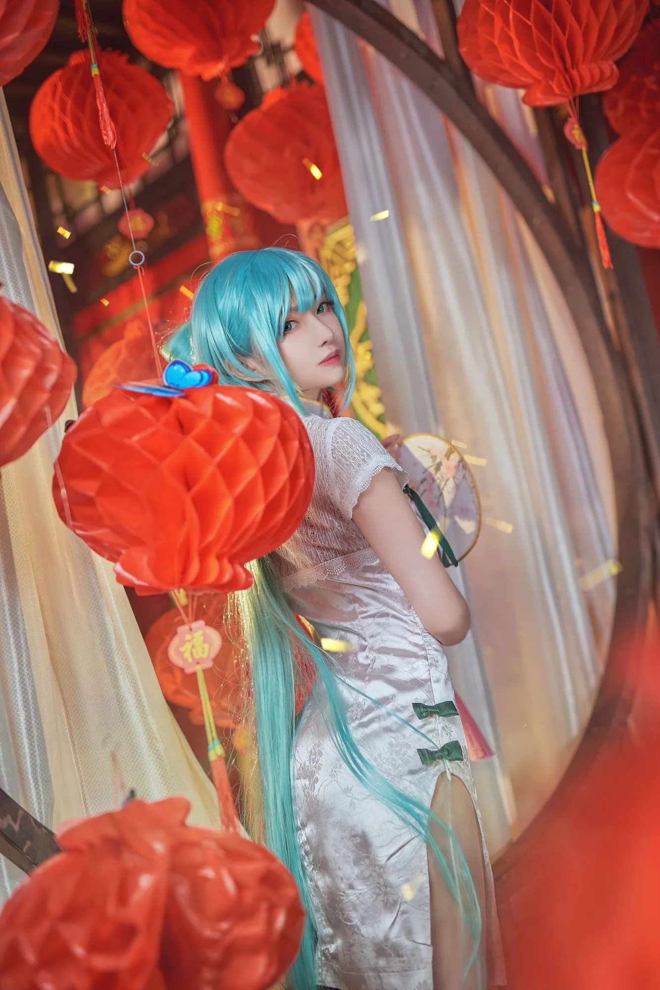 图片[2]-No.103 – 初音 韶华旗袍 [14P 2V]-coswz-cos王者