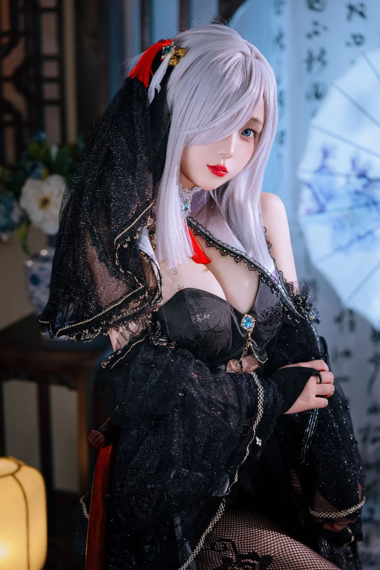 图片[4]-No.106 – 原神 申鹤旗袍 [22P]-coswz-cos王者