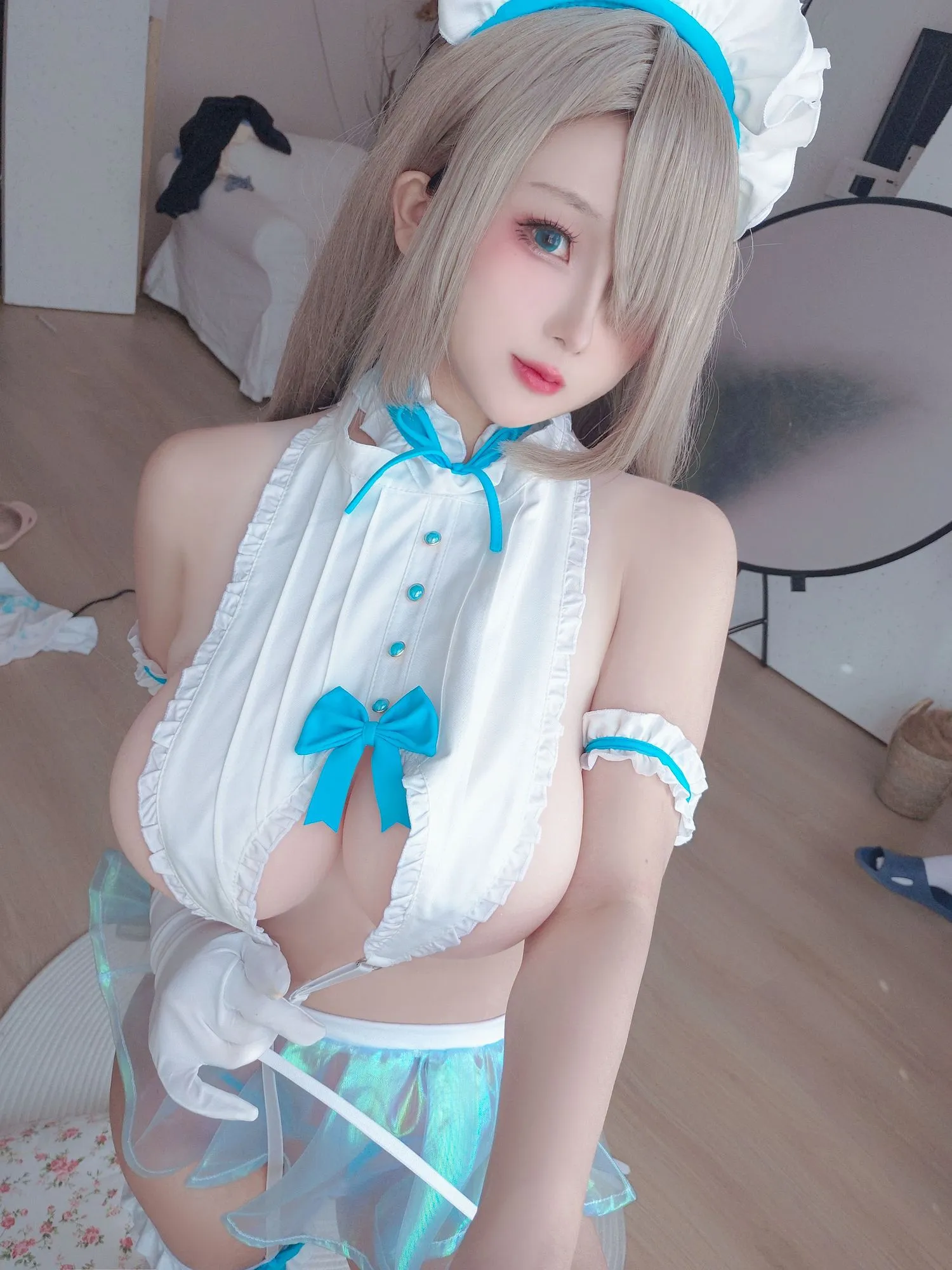 图片[2]-No.120 – 蔚蓝档案 明日奈女仆 [60P]-coswz-cos王者