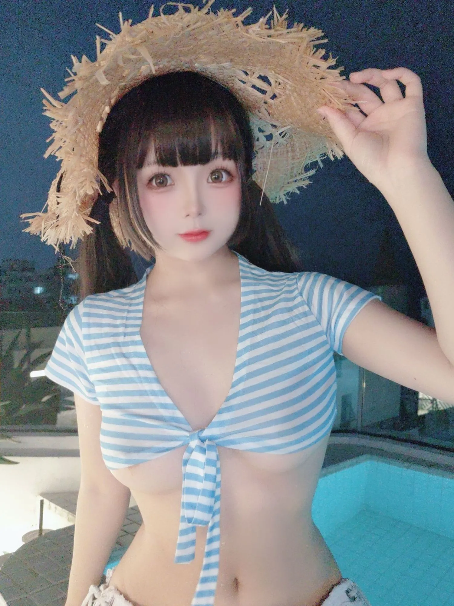 图片[4]-No.137 – 蓝白条 [46P 2V]-coswz-cos王者