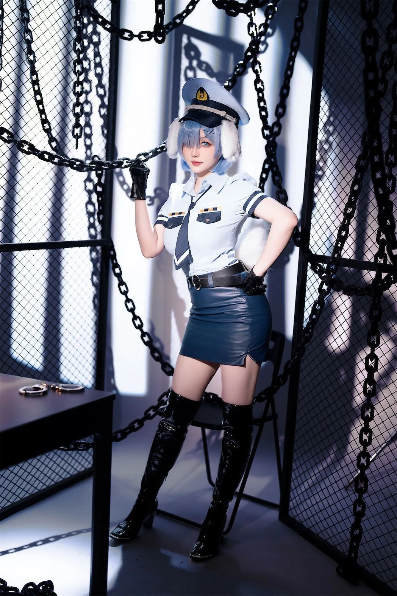 图片[2]-No.219 – 2024年02月计划C RE0蕾姆 狗耳警官 [101P 2V]-coswz-cos王者