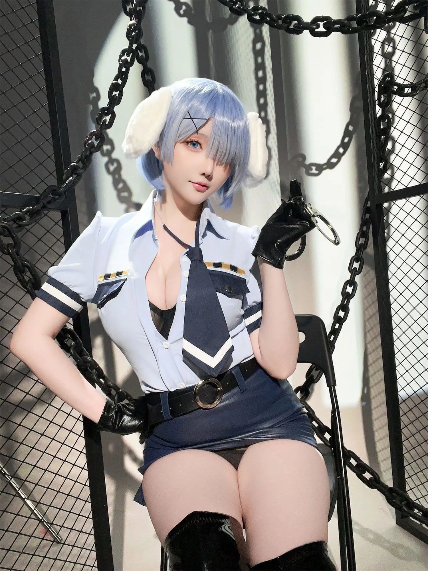 图片[5]-No.219 – 2024年02月计划C RE0蕾姆 狗耳警官 [101P 2V]-coswz-cos王者