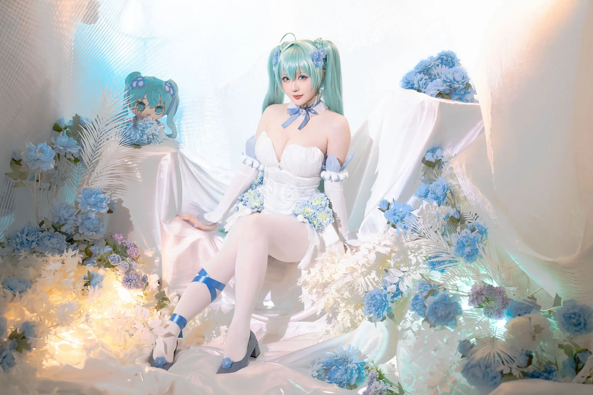 图片[2]-No.221 – 2024年02月计划A 初音未来 粉蝶花精灵 [54P 1V]-coswz-cos王者