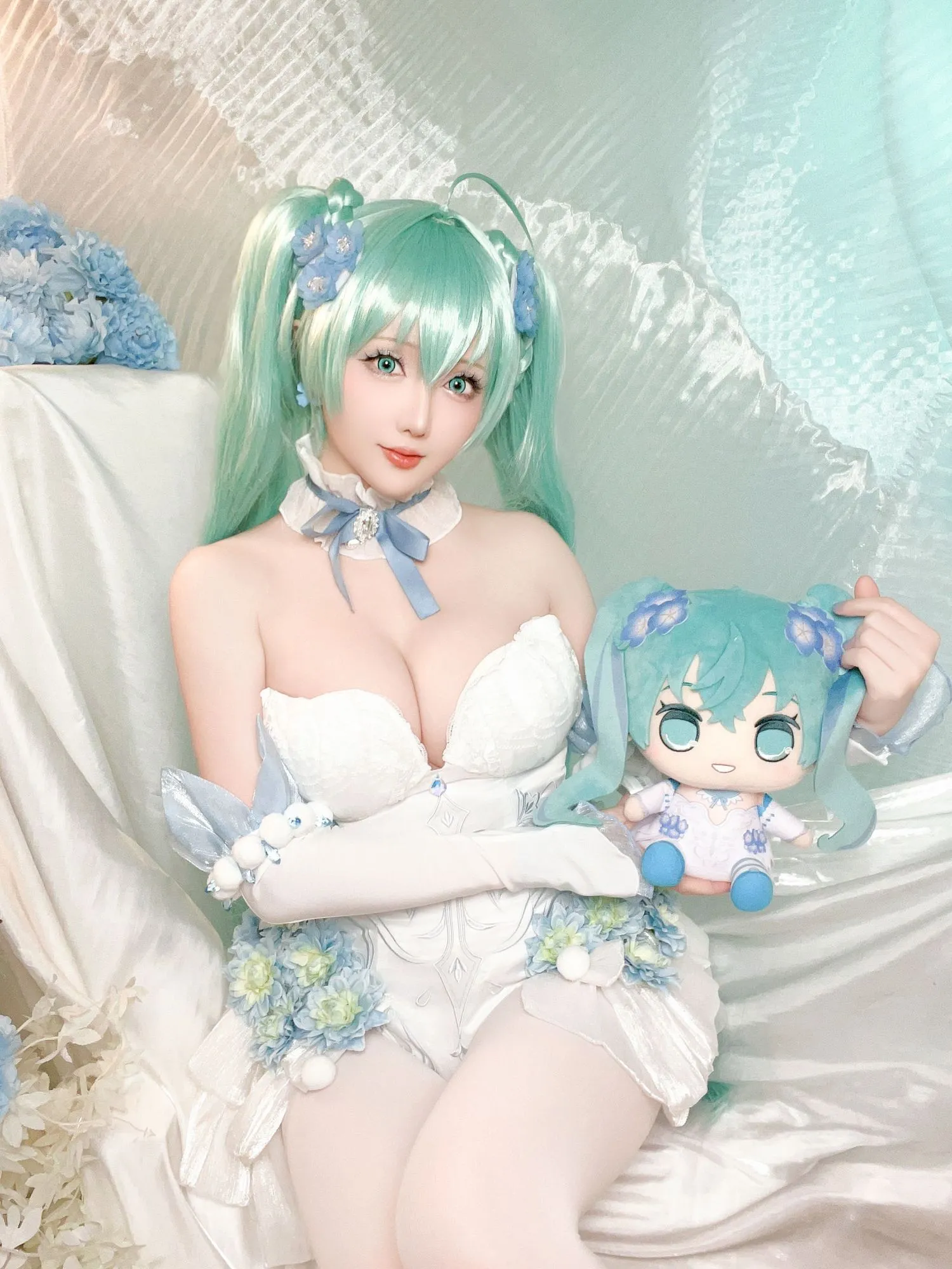 No.221 – 2024年02月计划A 初音未来 粉蝶花精灵 [54P 1V]-图妖社