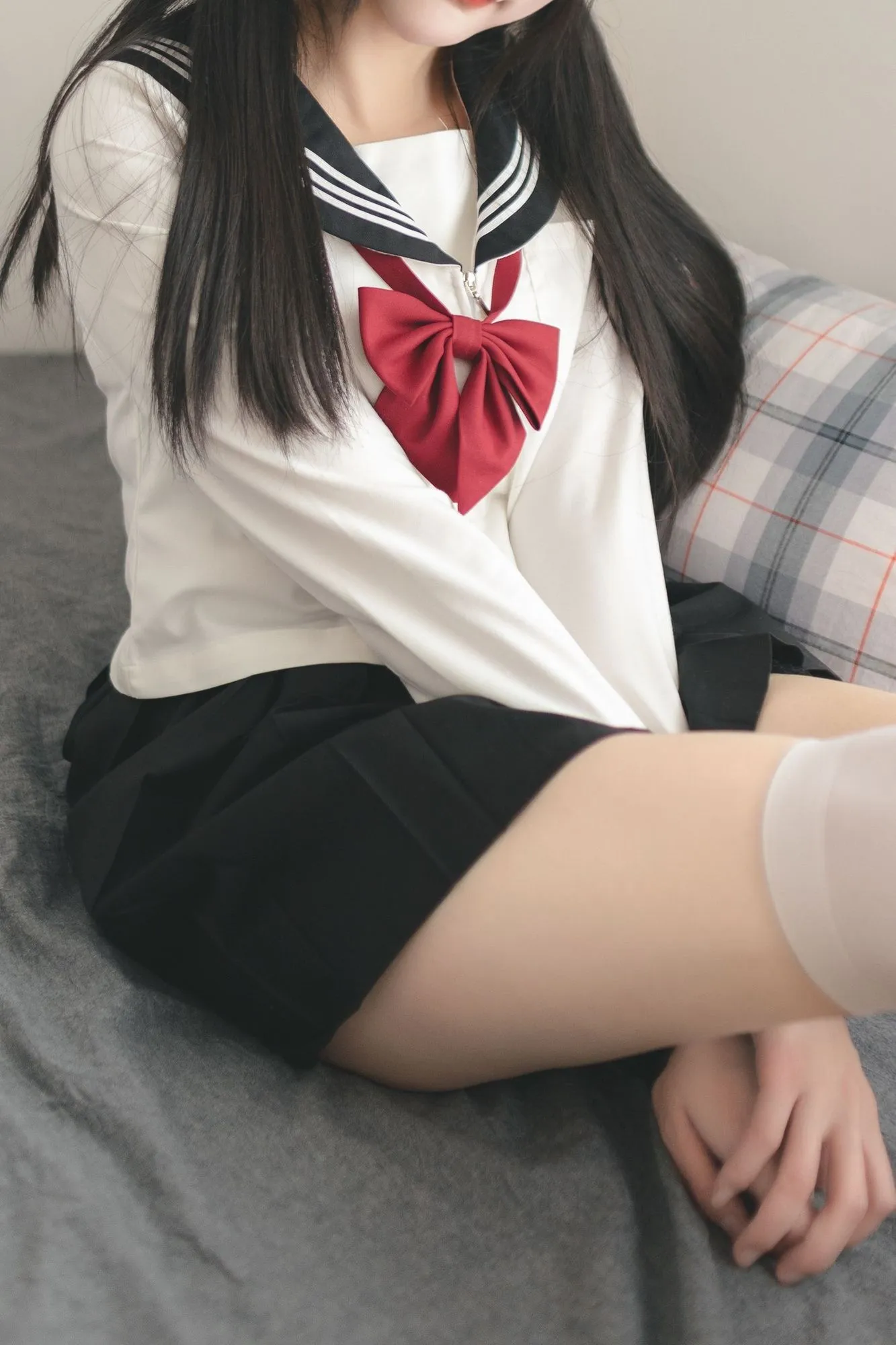 图片[2]-No.007 – 「嗷呜酱」水手服 [48P]-coswz-cos王者