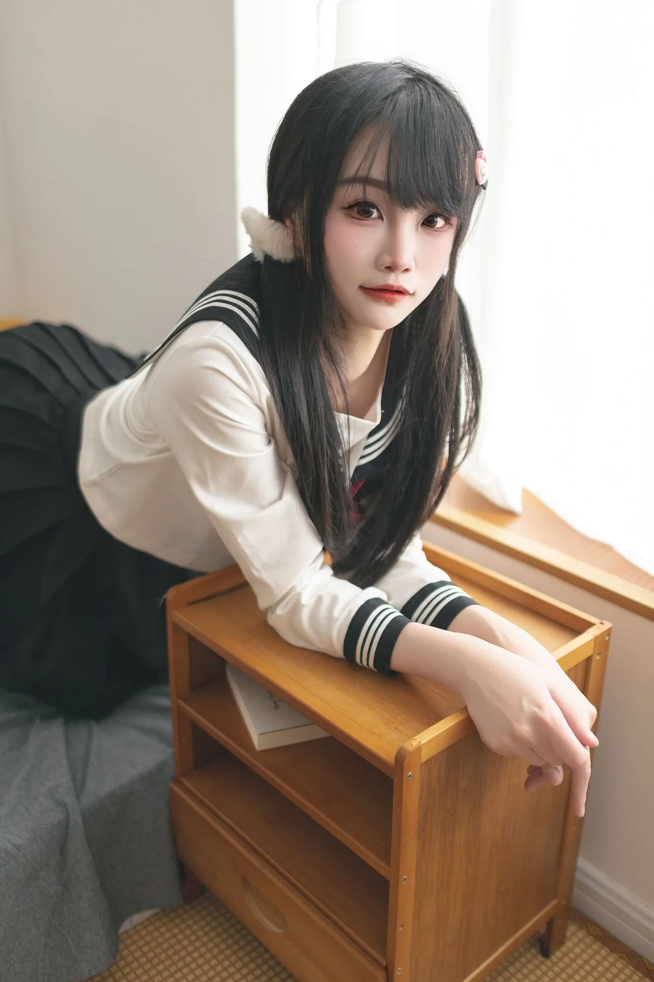 No.007 – 「嗷呜酱」水手服 [48P]-图妖社